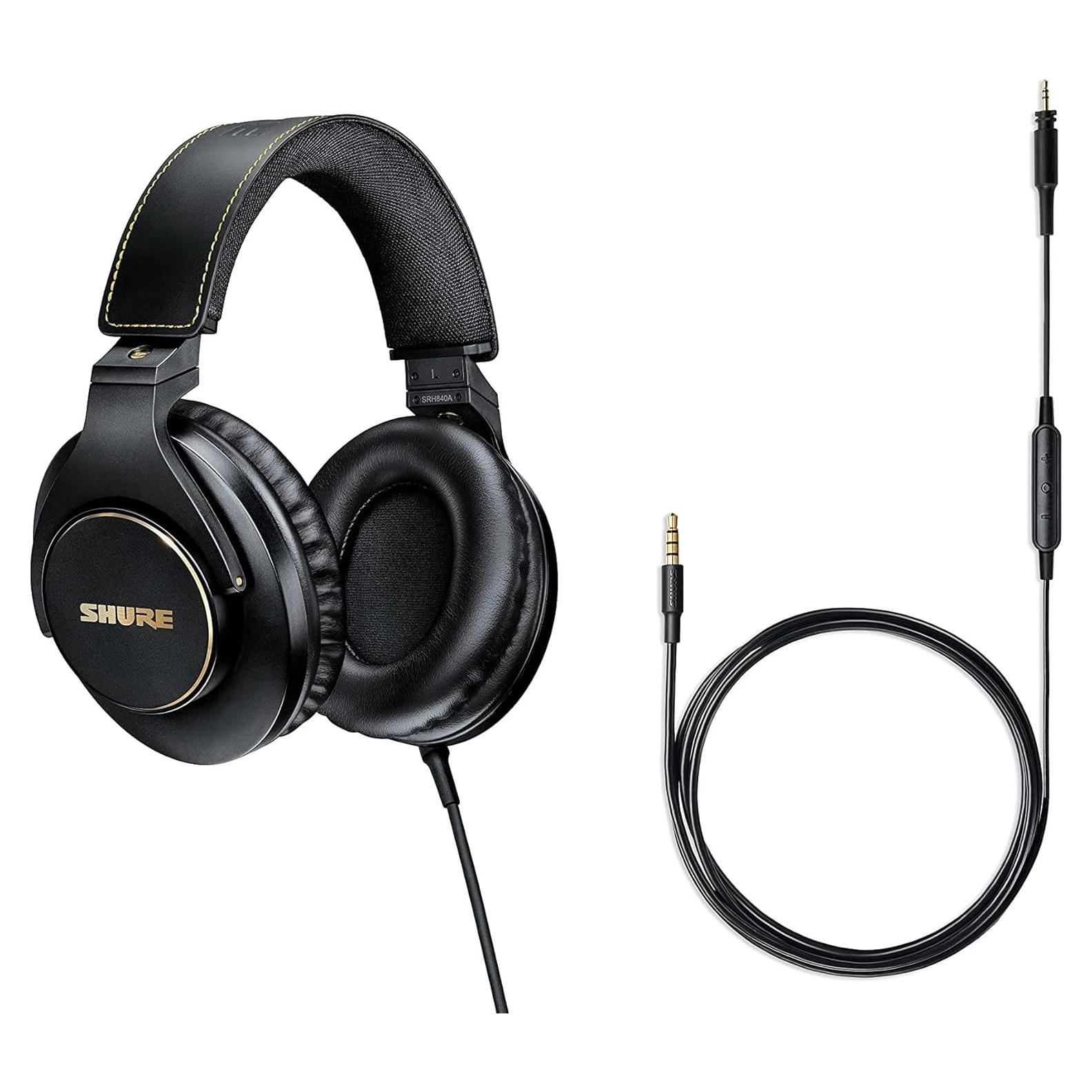 Auriculares Shure SRH840A Circumaurales con Micrófono y Control