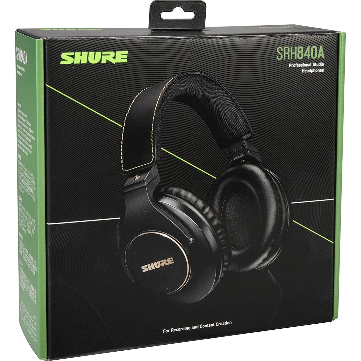Auriculares Shure SRH840A Circumaurales con Micrófono y Control