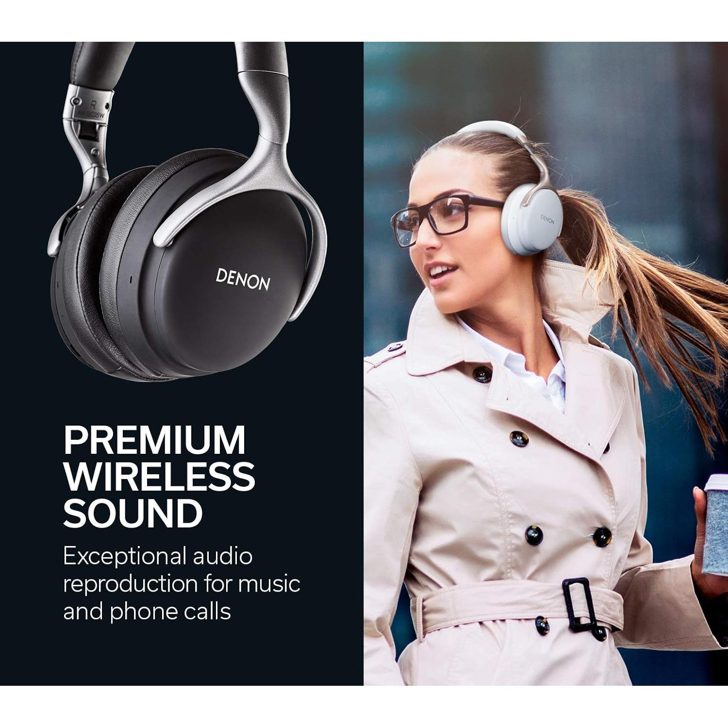 Auriculares Inalámbricos Denon AH-GC25W Bluetooth Hi-Res 30h