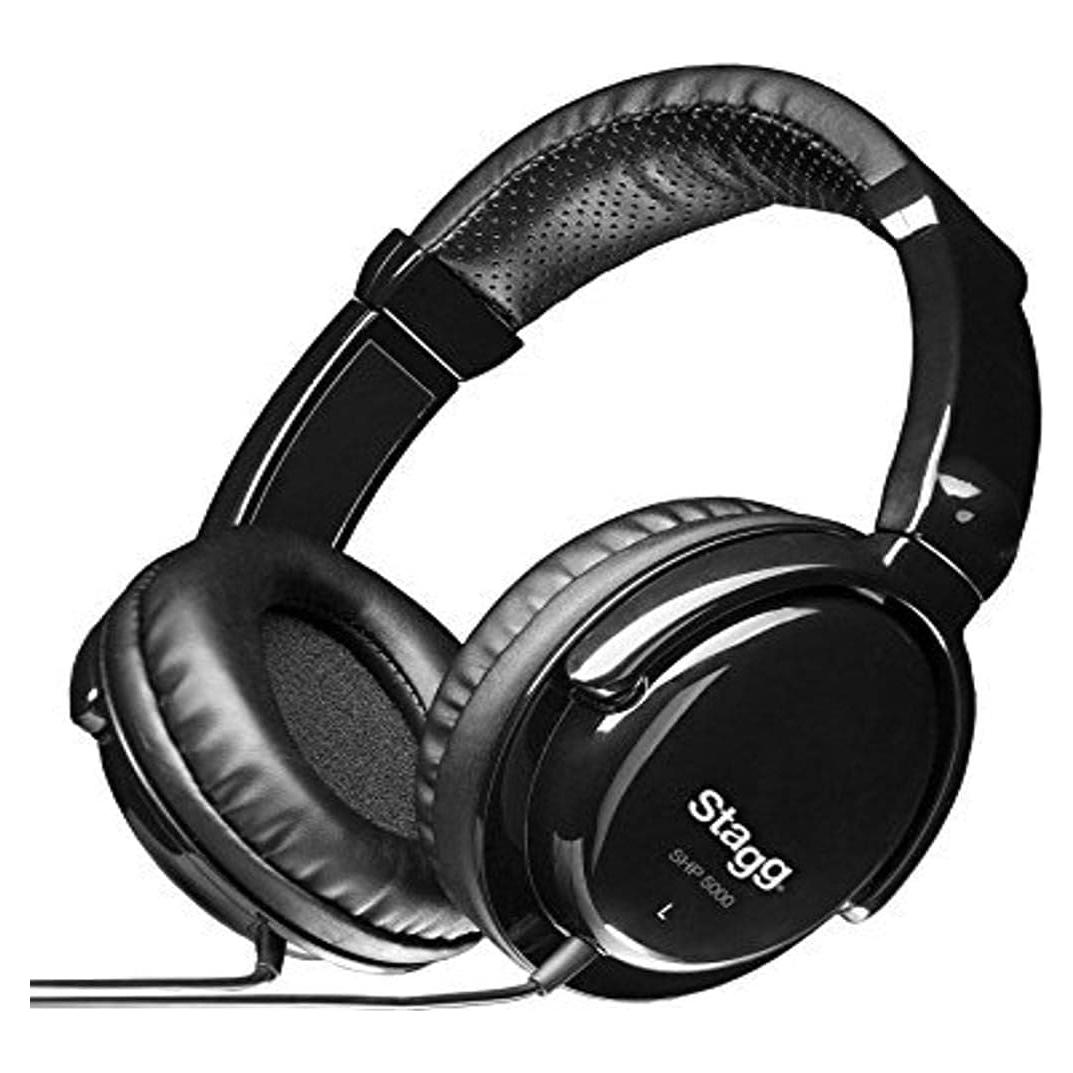 Auriculares DJ Stagg SHP-5000H con Aislamiento y Conexión 3.5mm