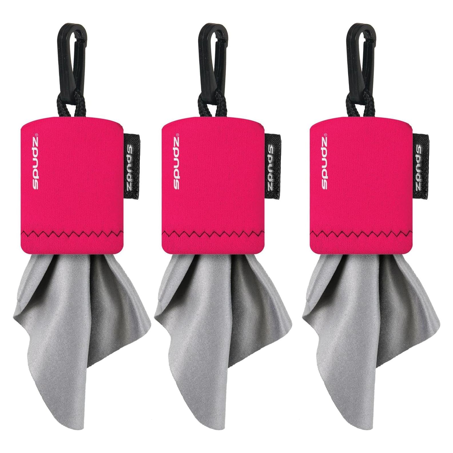 Paño Microfibra SPUDZ Clásico 15x15 cm Rosa - Paquete de 3