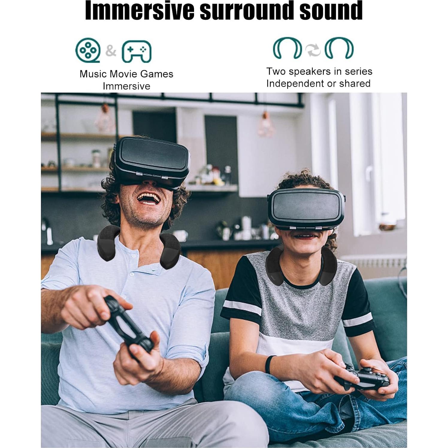 Altavoz Bluetooth de Cuello Diydeg 3D Surround 3W Ligero