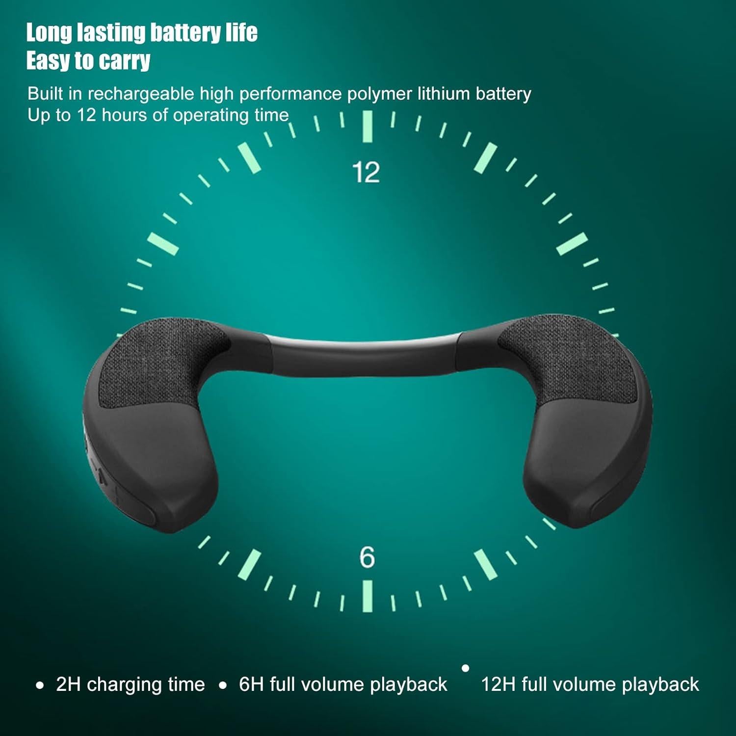 Altavoz Bluetooth de Cuello Diydeg 3D Surround 3W Ligero