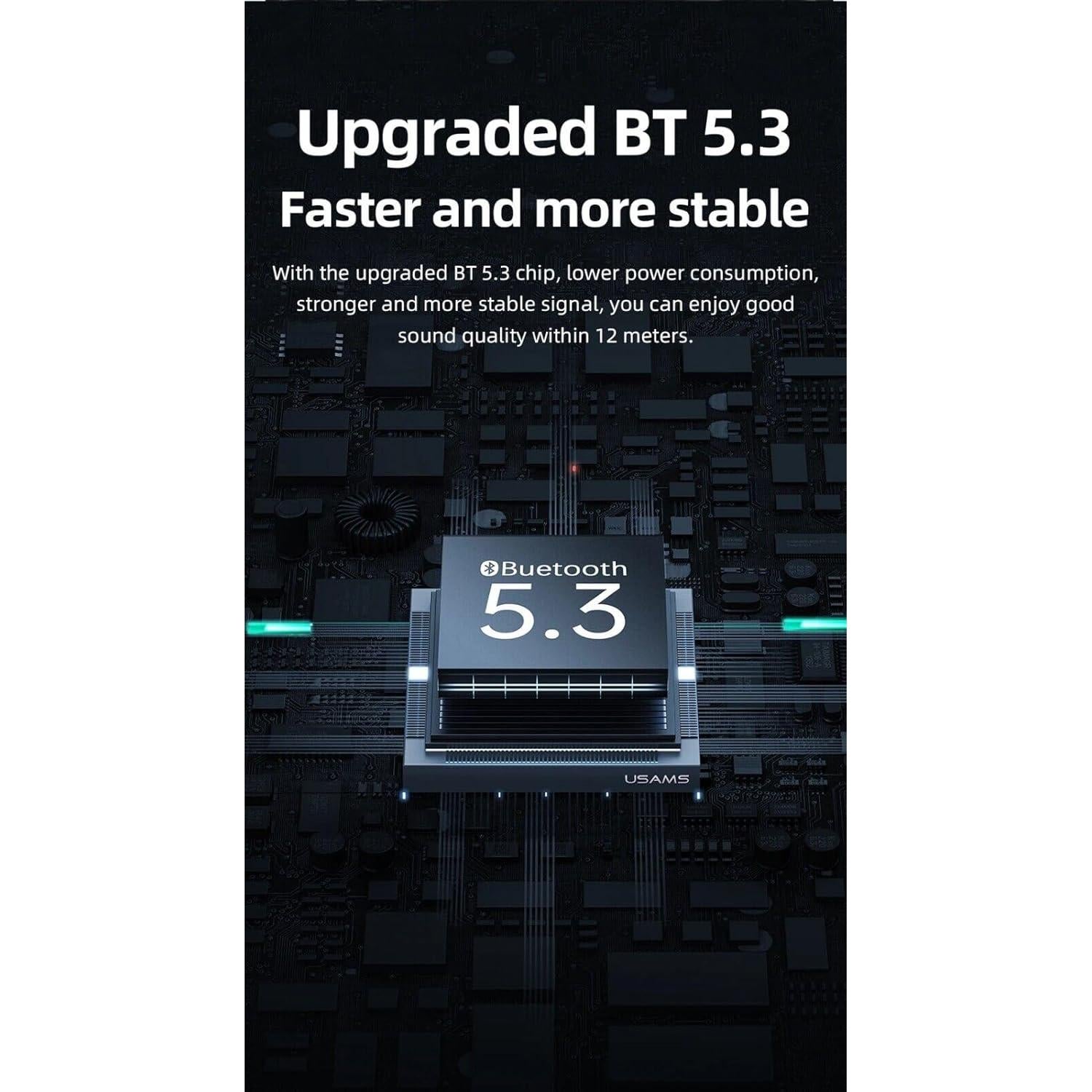 Auriculares Inalámbricos TWS USAMS Rhymbo Bluetooth 5.3 IPX4