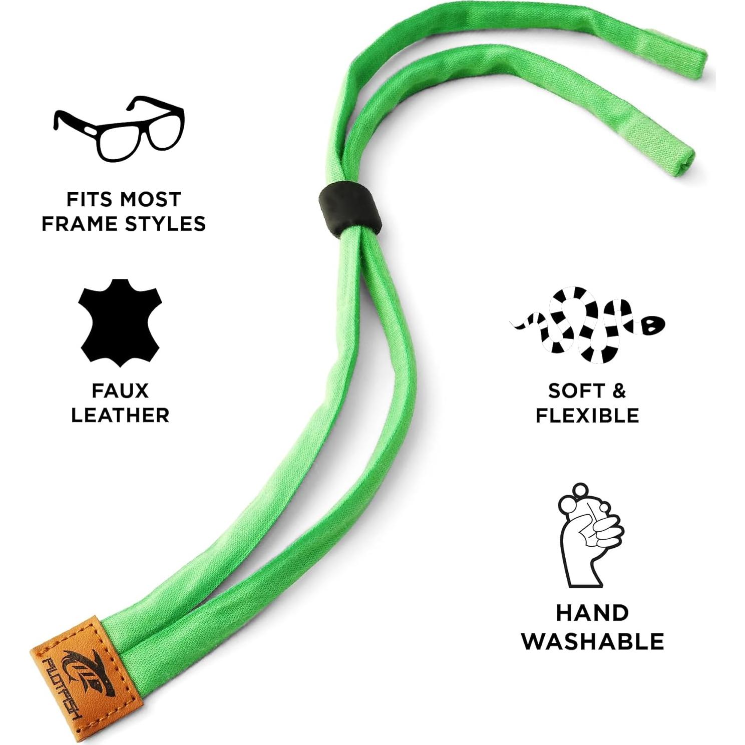 Correa para Gafas de Sol Pilotfish Algodón Verde Lima