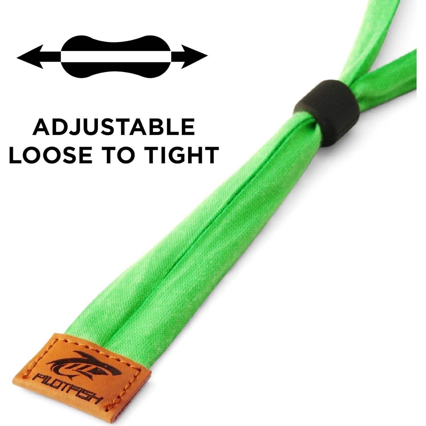 Correa para Gafas de Sol Pilotfish Algodón Verde Lima