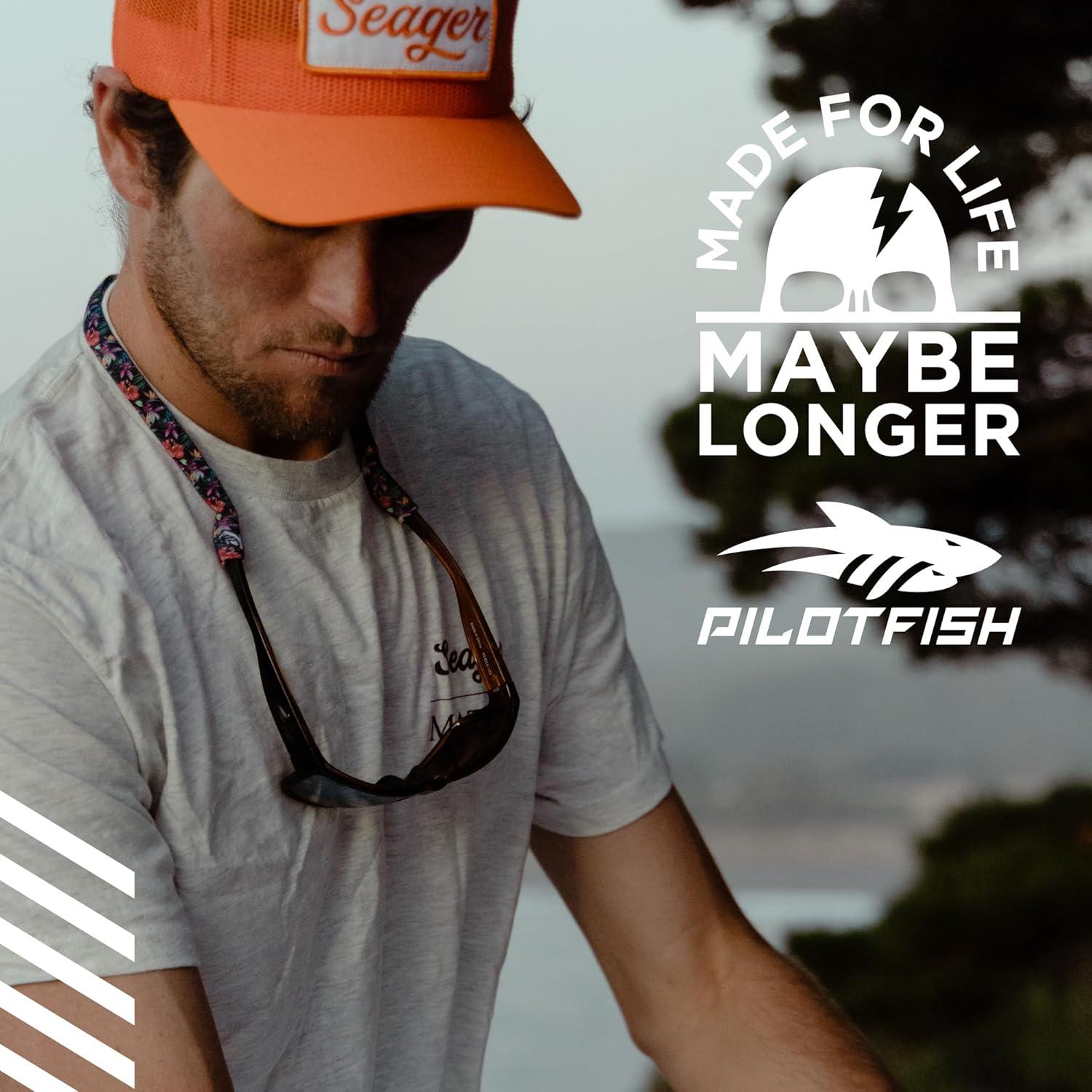 Correa para Gafas de Sol Pilotfish Algodón Verde Lima