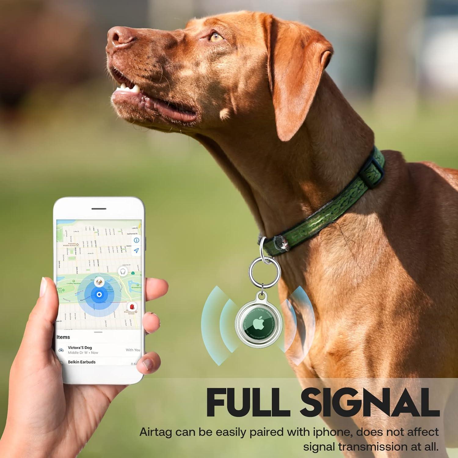 4 Fundas Protectores Airtag Pautas Impermeables y Resistentes