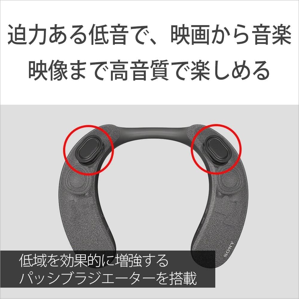 Altavoz Inalámbrico de Cuello Sony SRS-NS7, Audio 360, 12h Batería