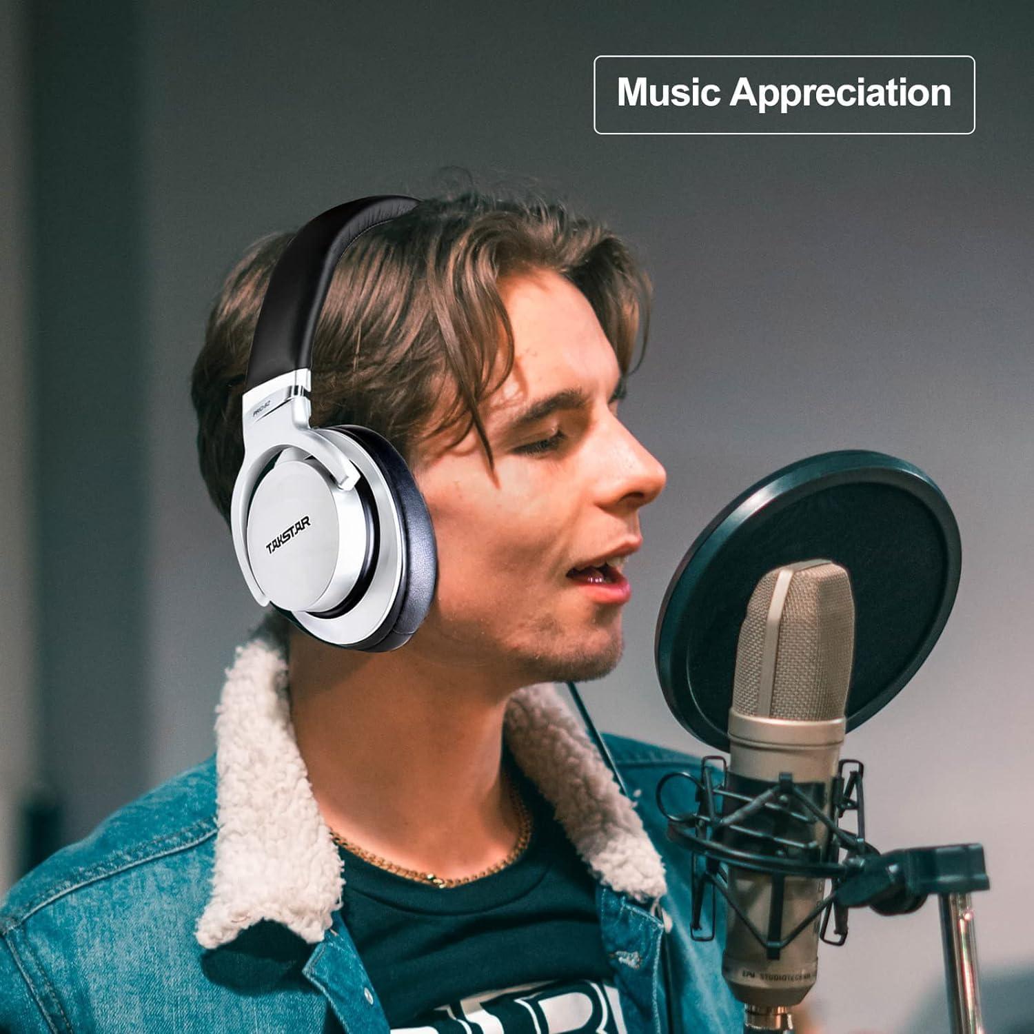 Auriculares de Monitor TAKSTAR PRO82, 40mm, Cancelación de Ruido