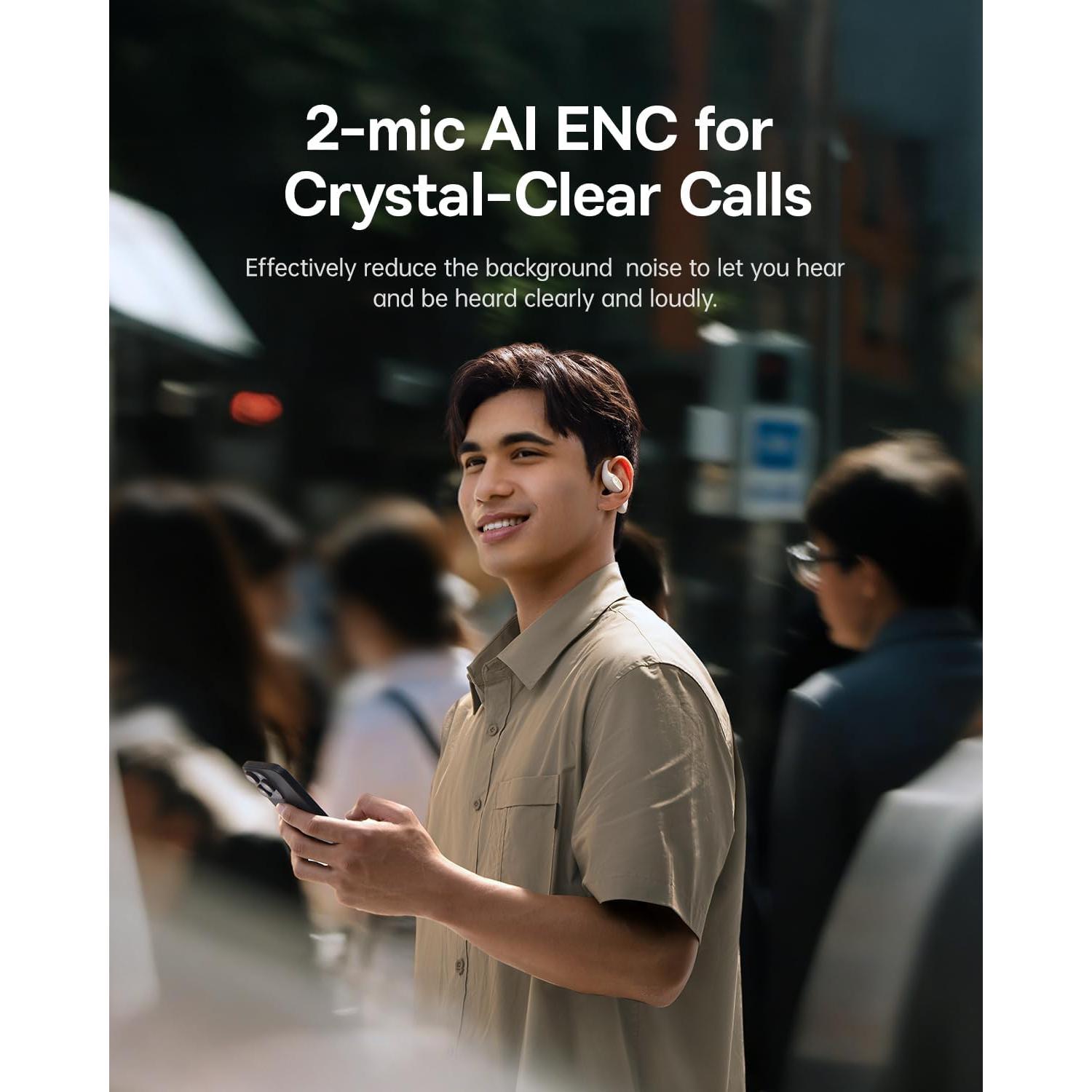 Auriculares Inalámbricos Baseus Eli 2i Fit, 36H Batería, IPX5