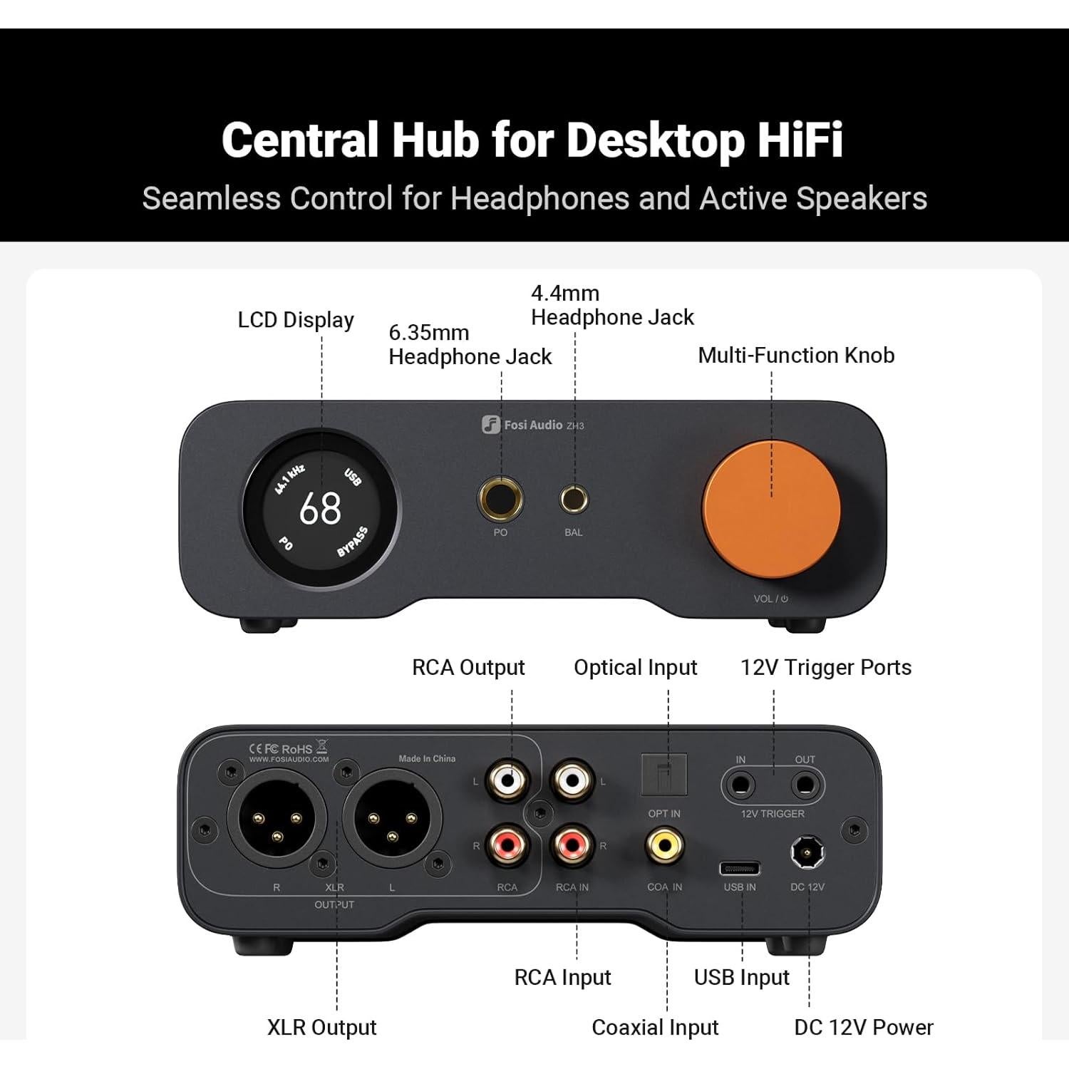 Auriculares Fosi Audio i5 Magnéticos Abiertos 97mm HiFi