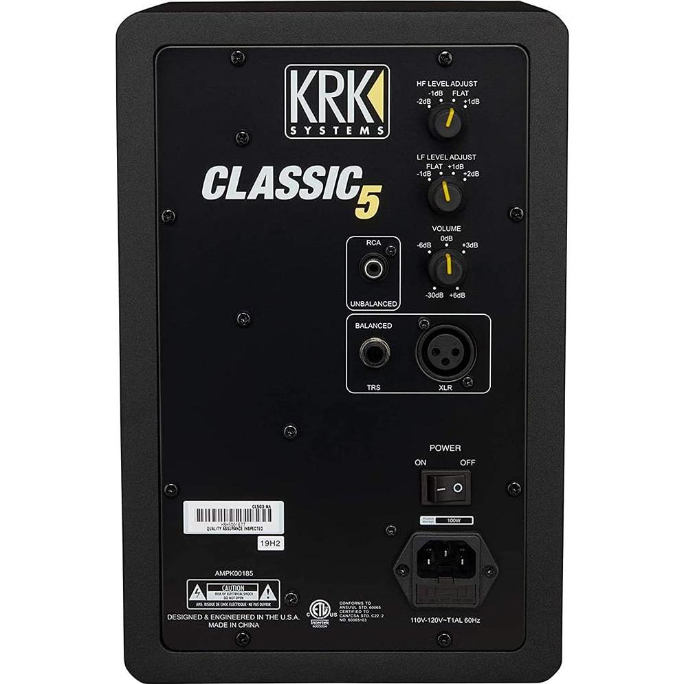 Monitores de Estudio KRK Classic 5 Biamplificados (Par) 12.7cm