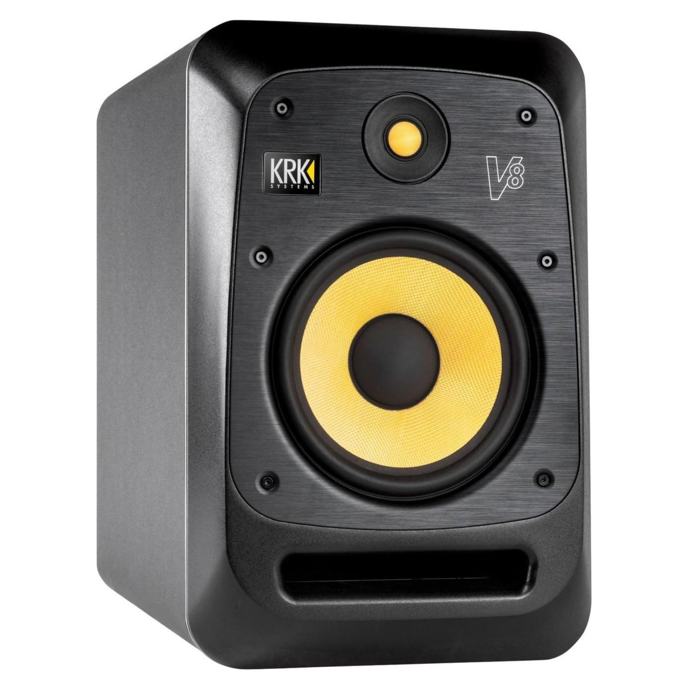 Monitor de Estudio KRK V8S4 8" Biamplificado 230W Negro