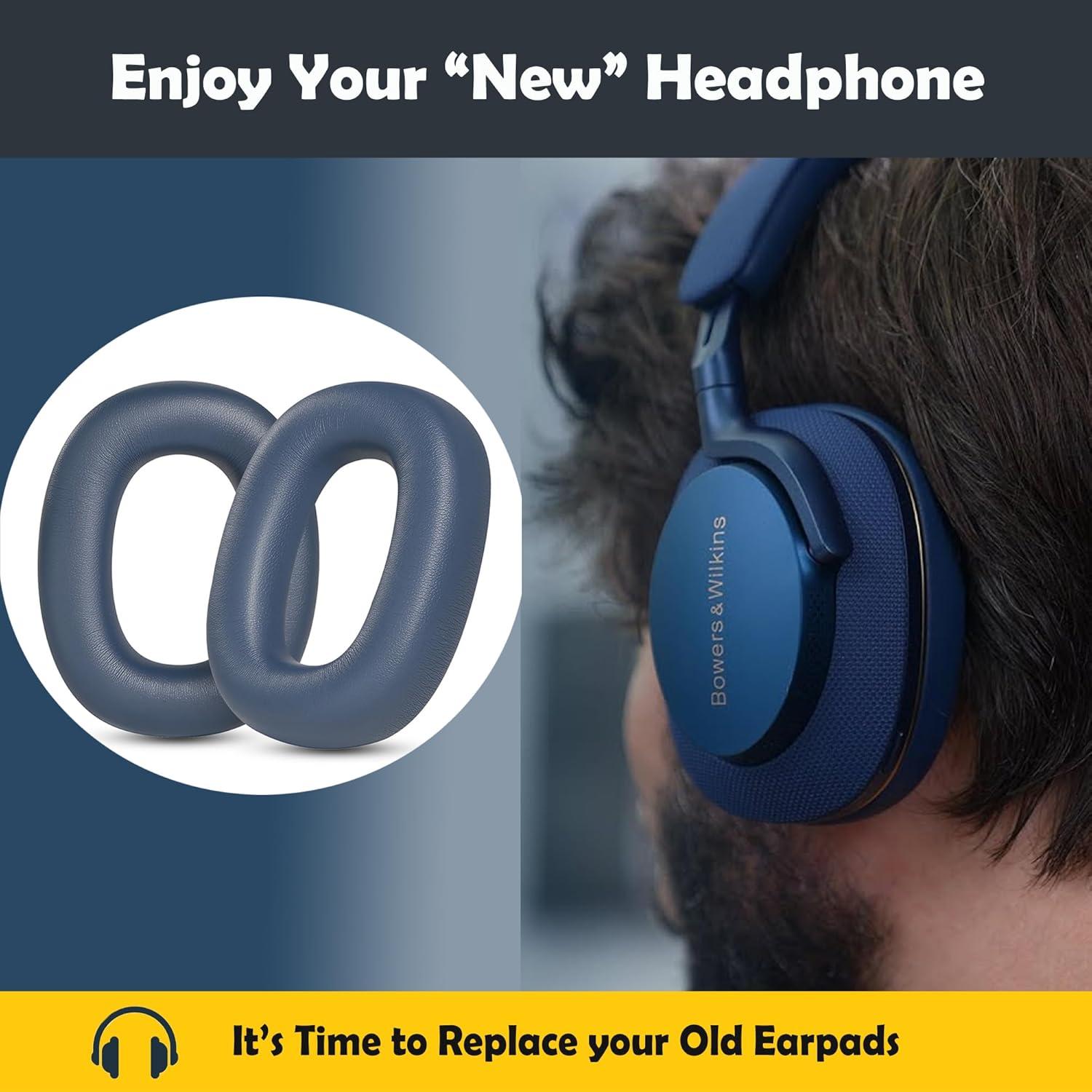 Cojín de Repuesto HTINDUSTRY para Auriculares Bowers & Wilkins PX8/PX7 S2E