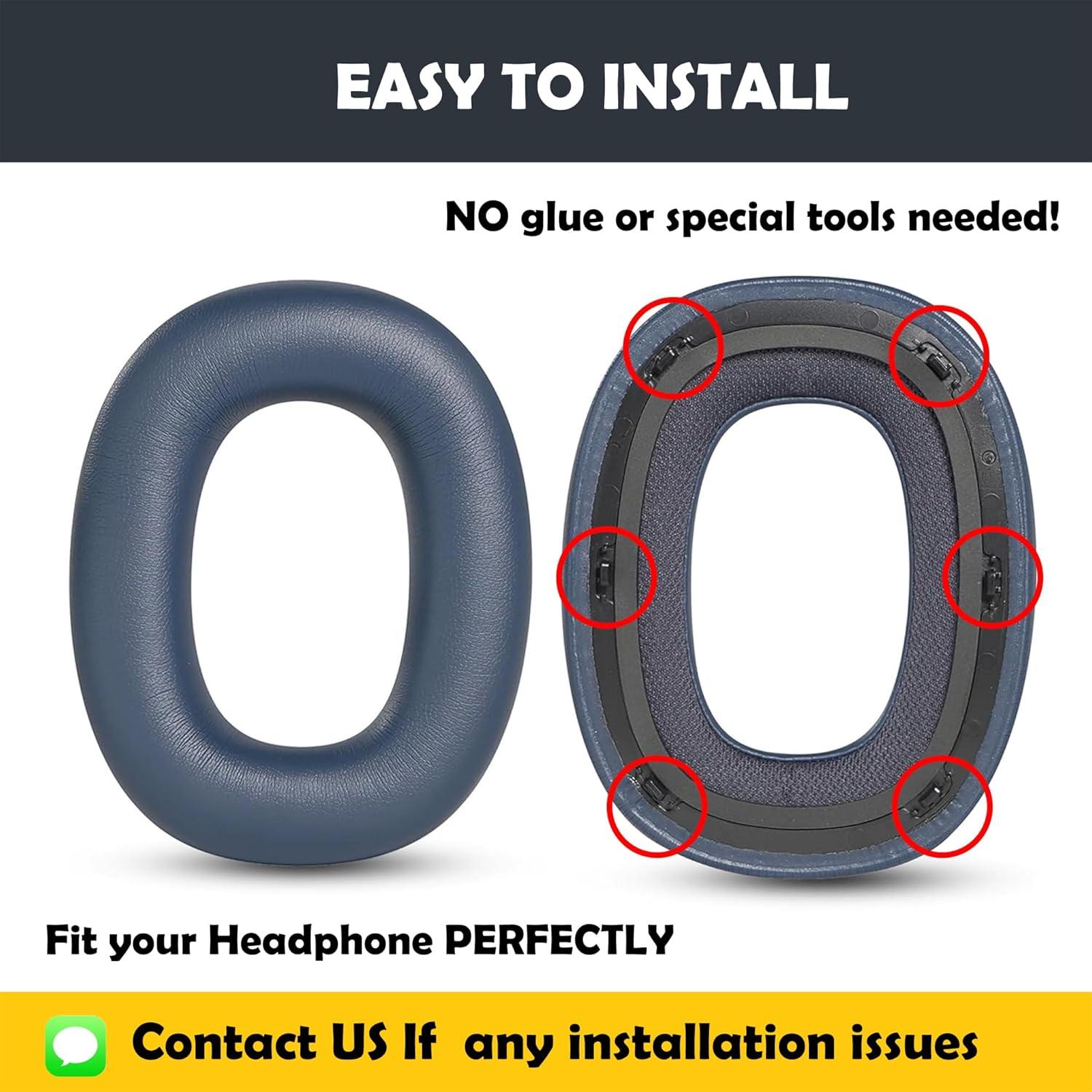 Cojín de Repuesto HTINDUSTRY para Auriculares Bowers & Wilkins PX8/PX7 S2E