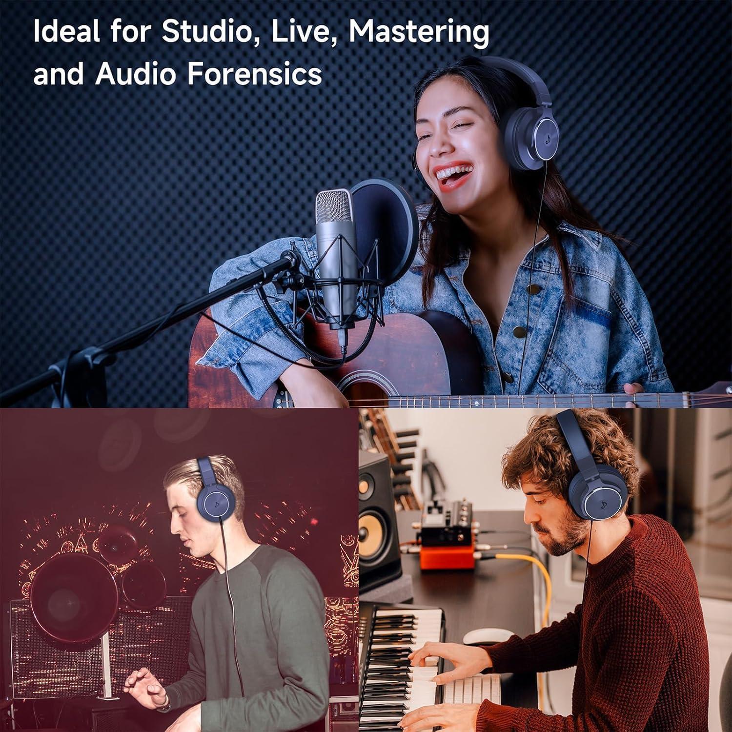 Auriculares de Estudio Rumoon CM7005 con Controladores de 50 mm