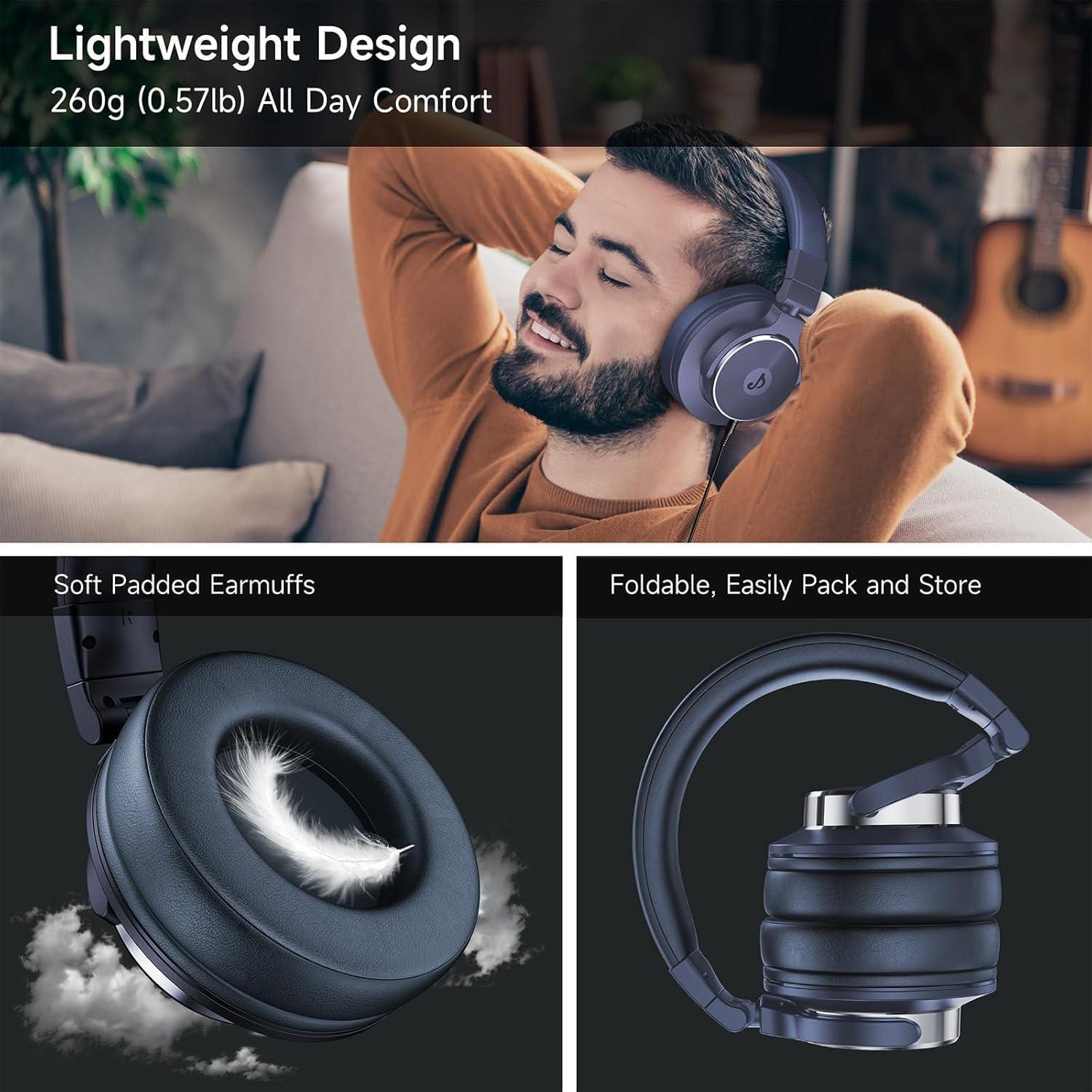 Auriculares de Estudio Rumoon CM7005 con Controladores de 50 mm