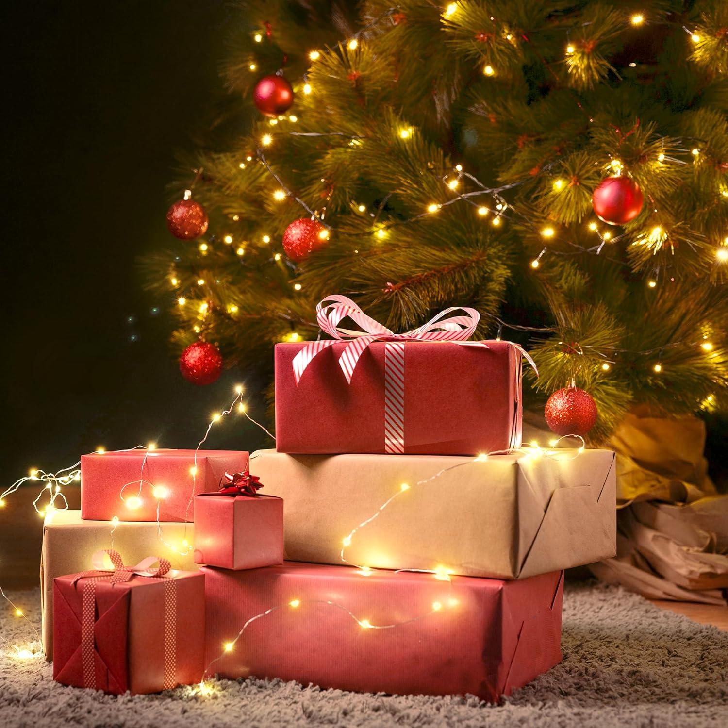 Cadena de Luces Solares 200 LED Selarlyt 22m Blanco Cálido