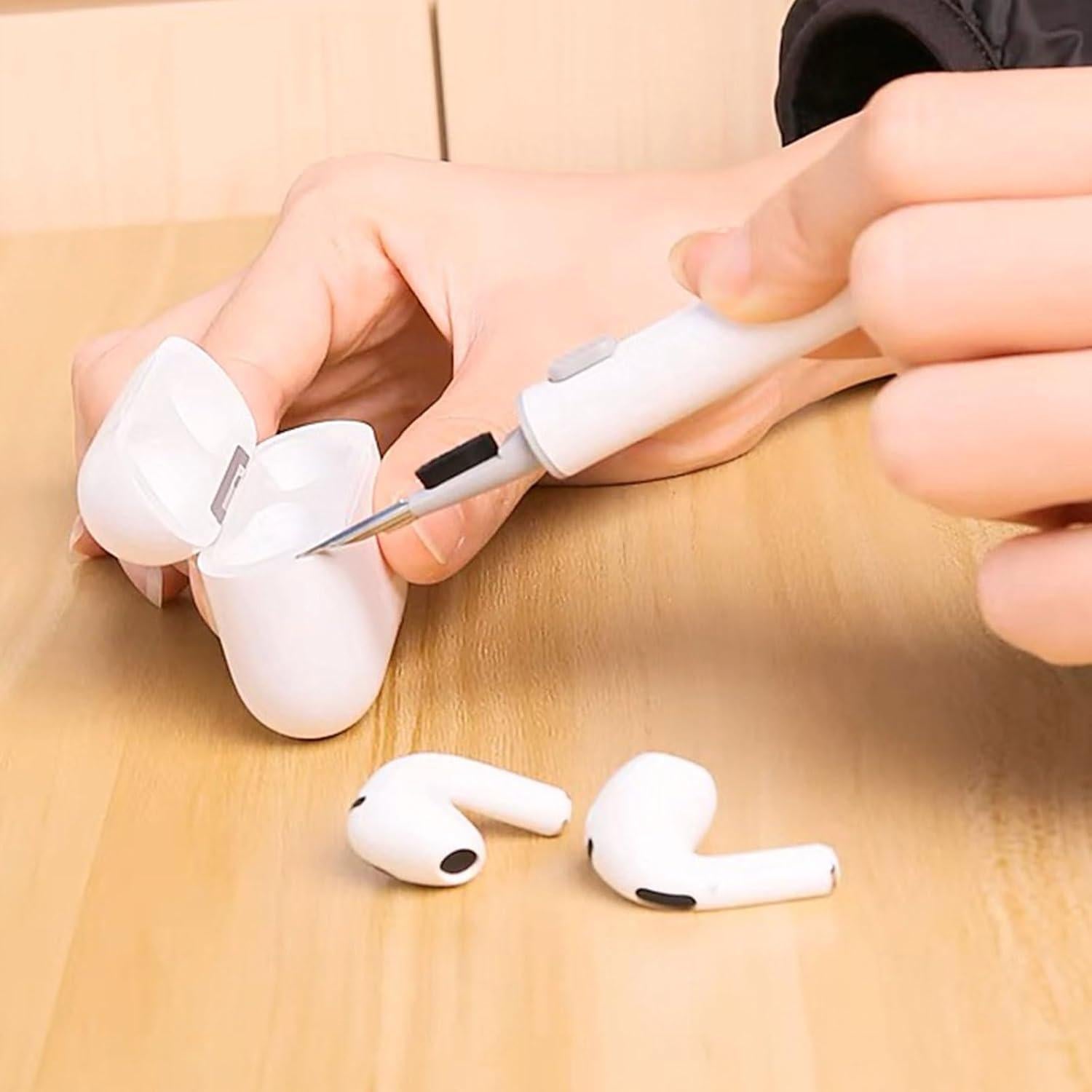 Kit de limpieza para AirPods Pro 1 2 3 y iPhone 15 16 - Blanco