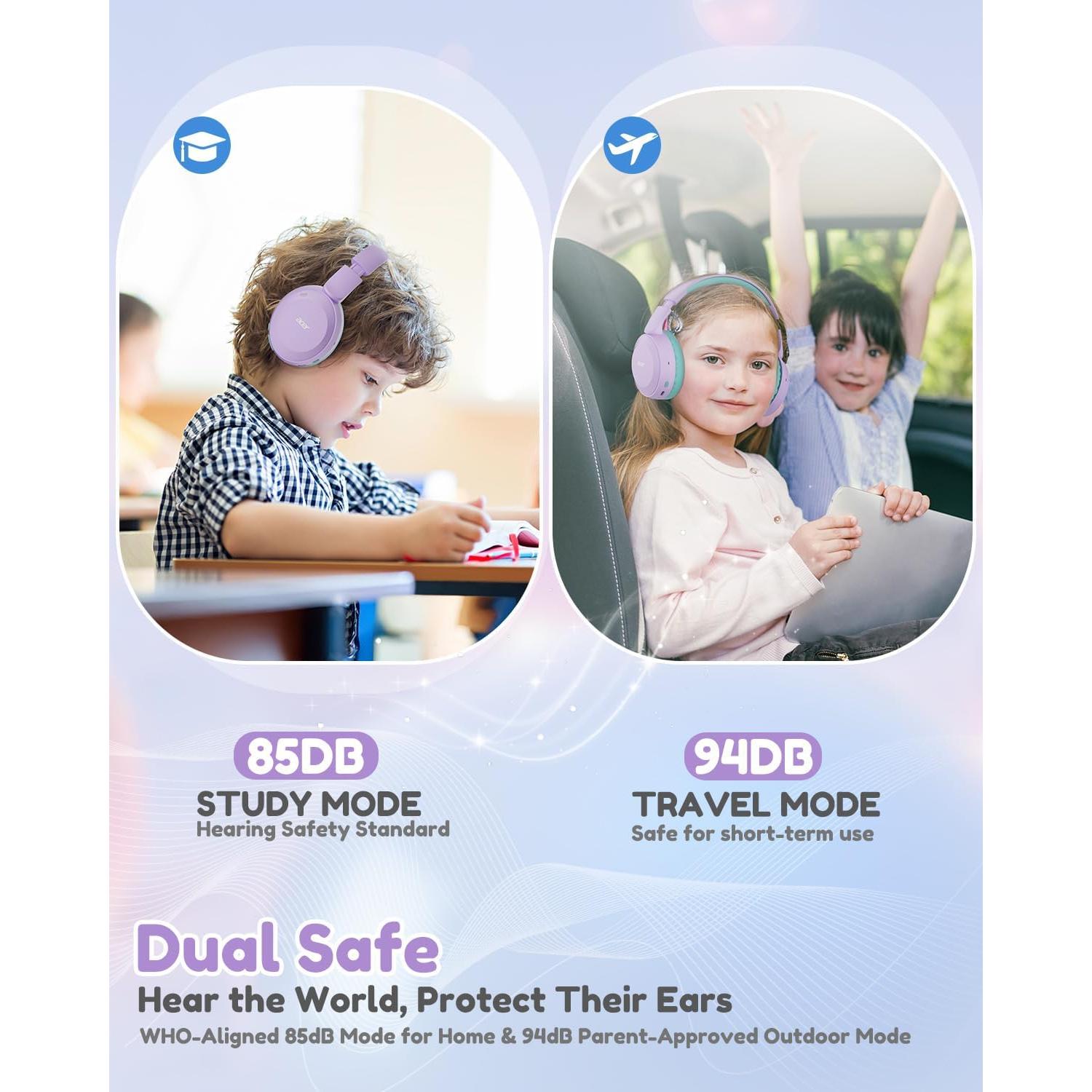 Auriculares Bluetooth Acer OHR668 Niños 60h Volumen Seguro