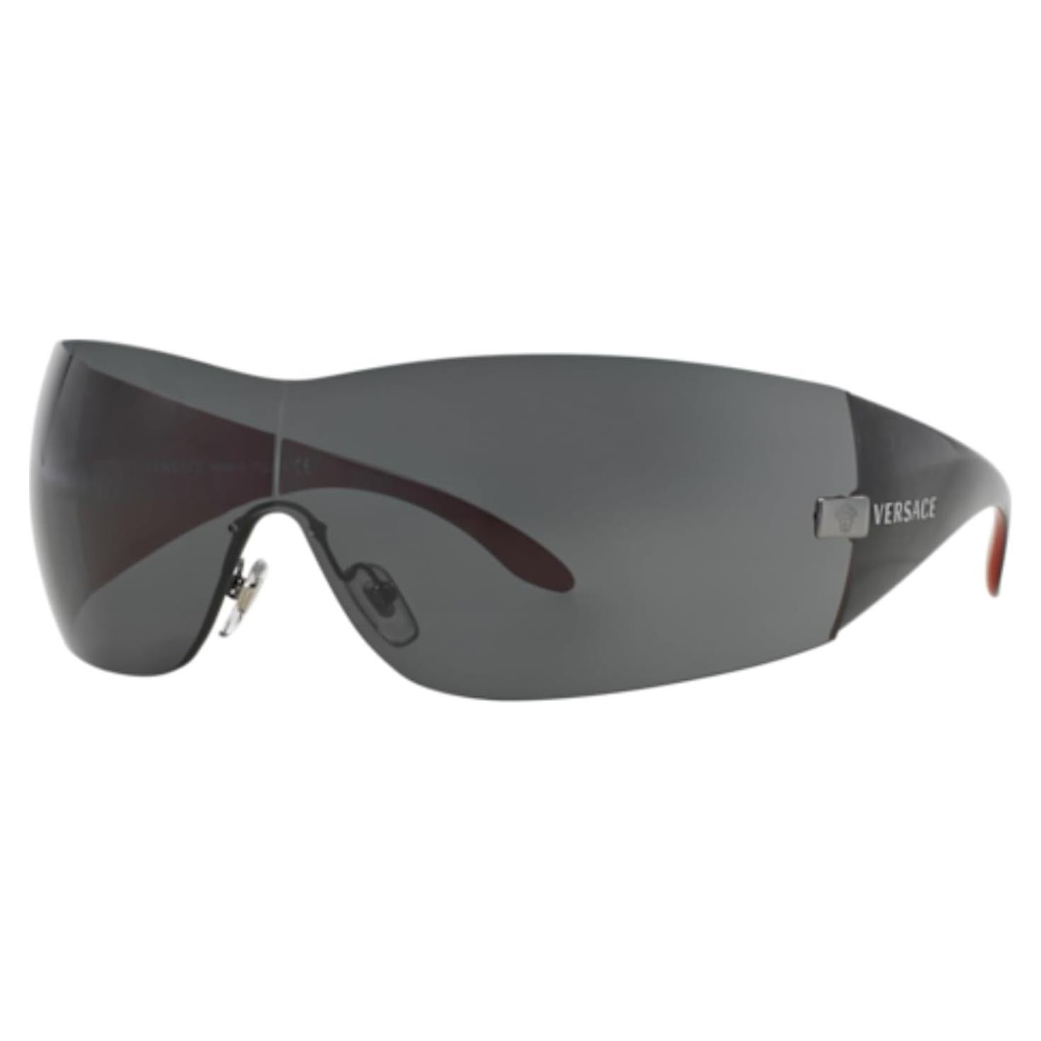 Gafas de sol Versace VE2054 Unisex Gunmetal con Kit de Cuidado