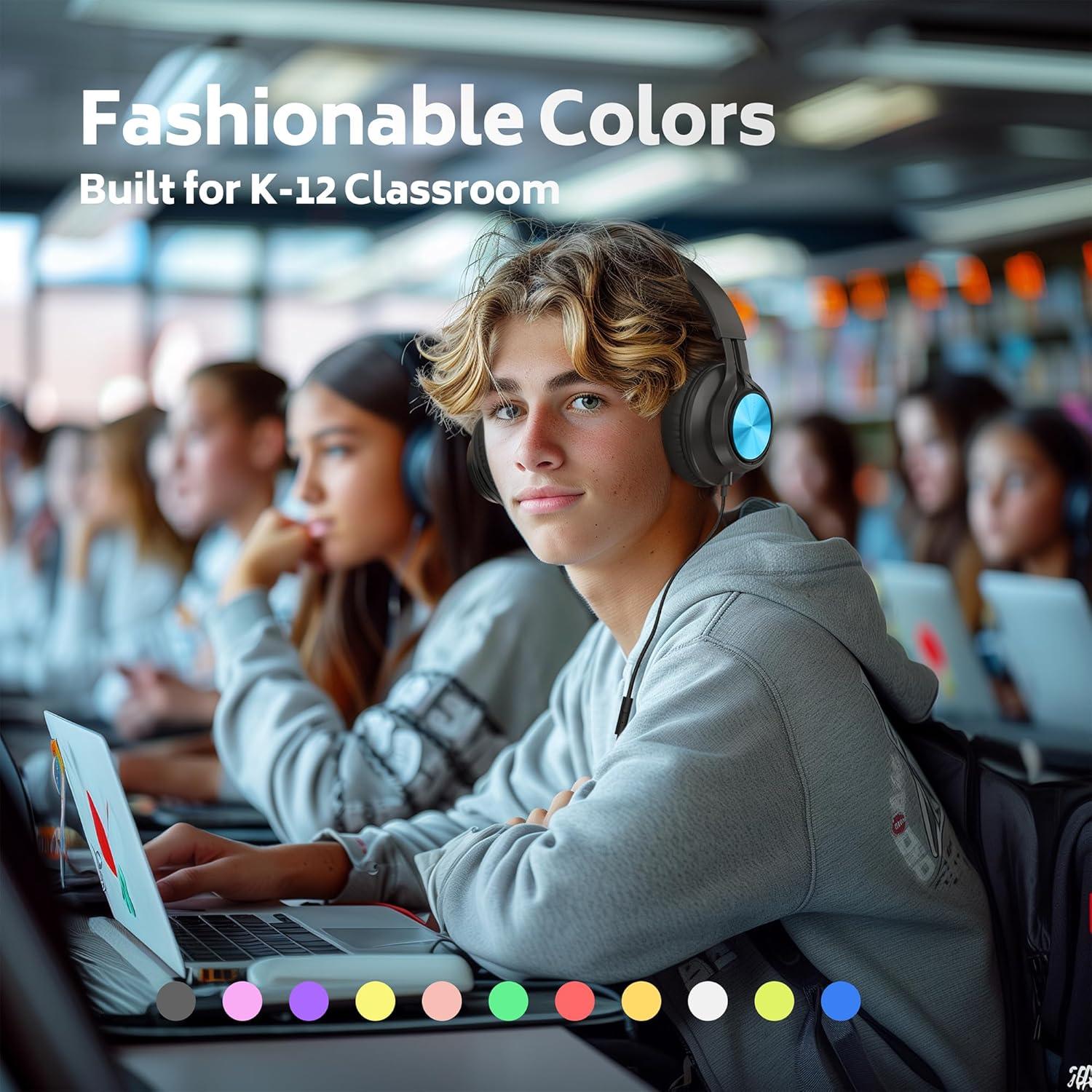 Auriculares AILIHEN con Micrófono para Aula - Paquete de 20