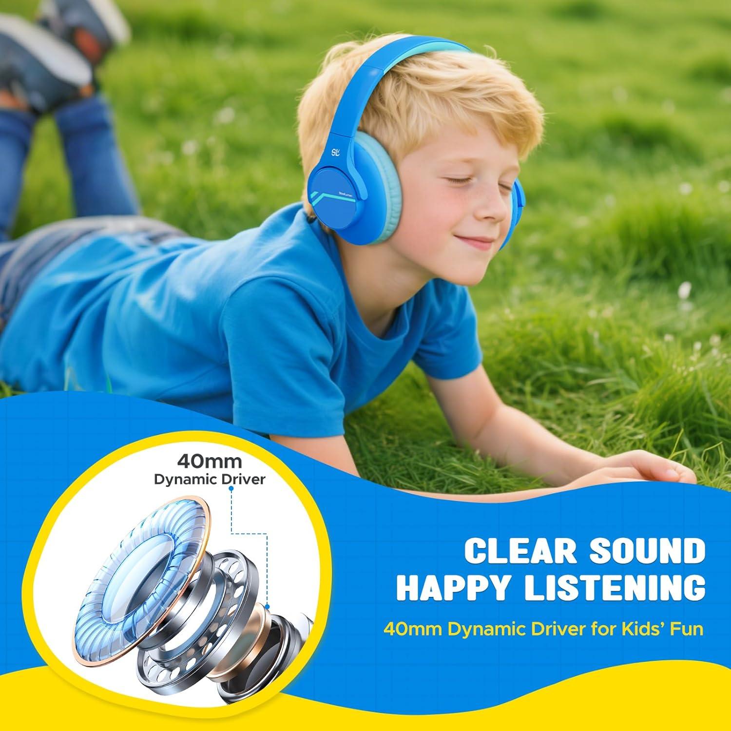 Auriculares Inalámbricos Steellumen Nova1Lite para Niños ANC 40H