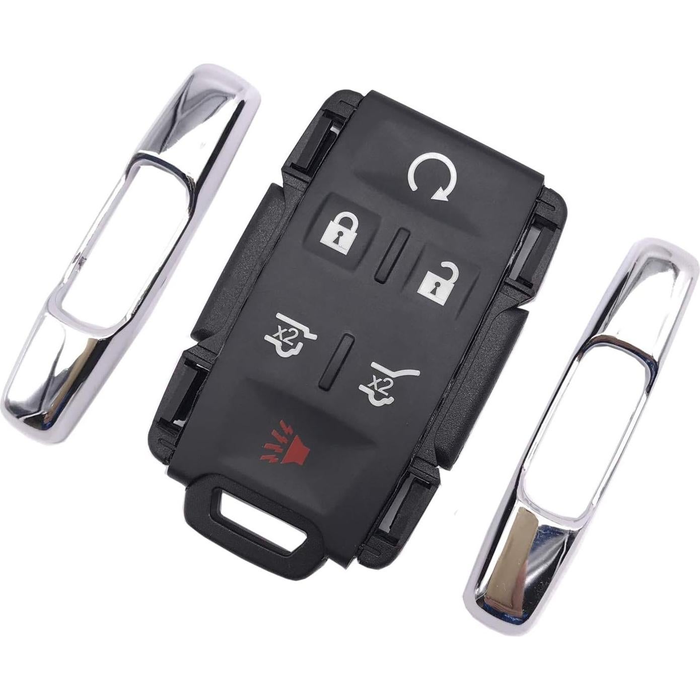 Funda de llave inteligente Chevy Tahoe 2014-2017 Plata