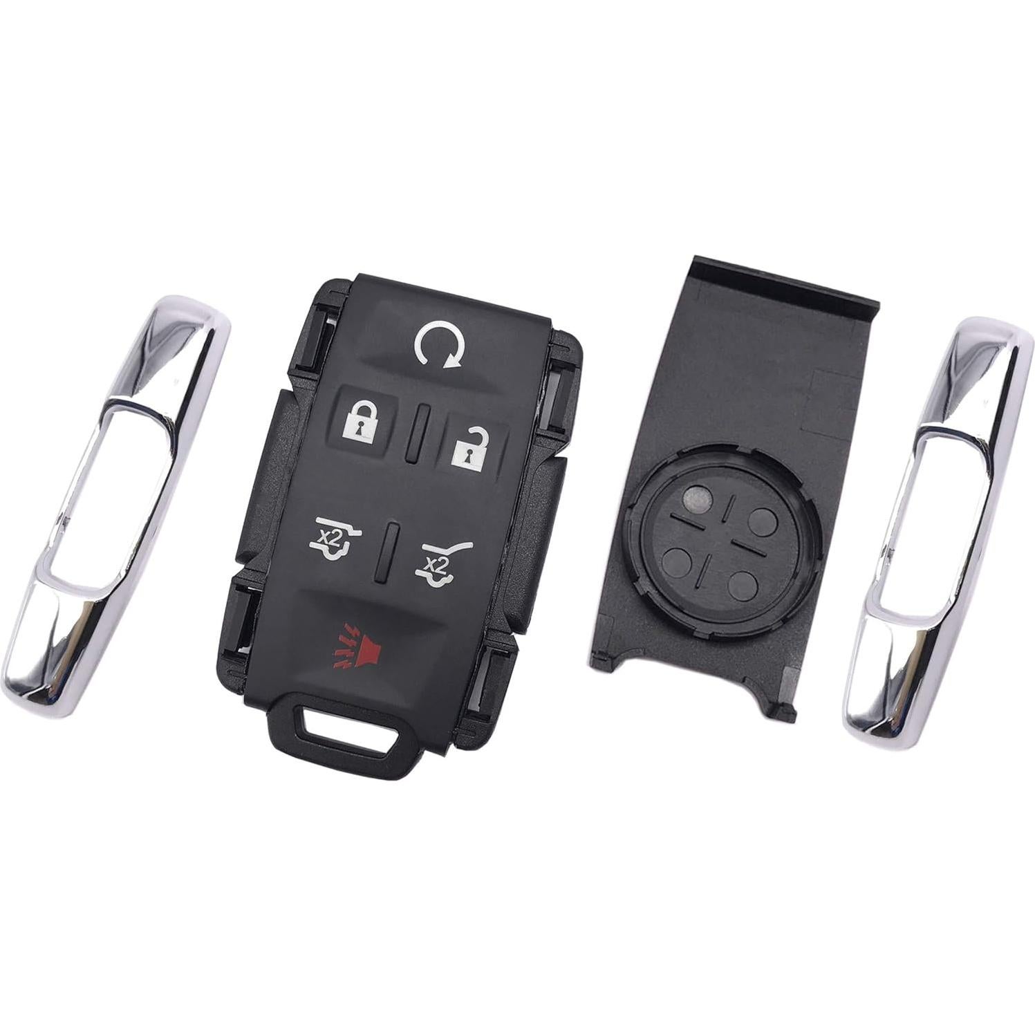 Funda de llave inteligente Chevy Tahoe 2014-2017 Plata