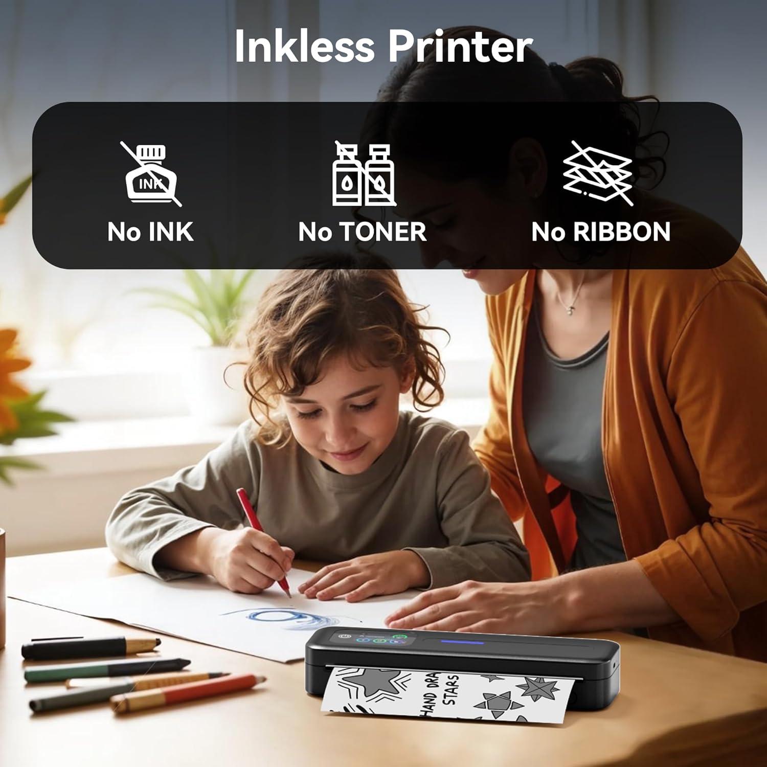 Impresora Térmica Portátil Phomemo M832D con Pantalla Táctil