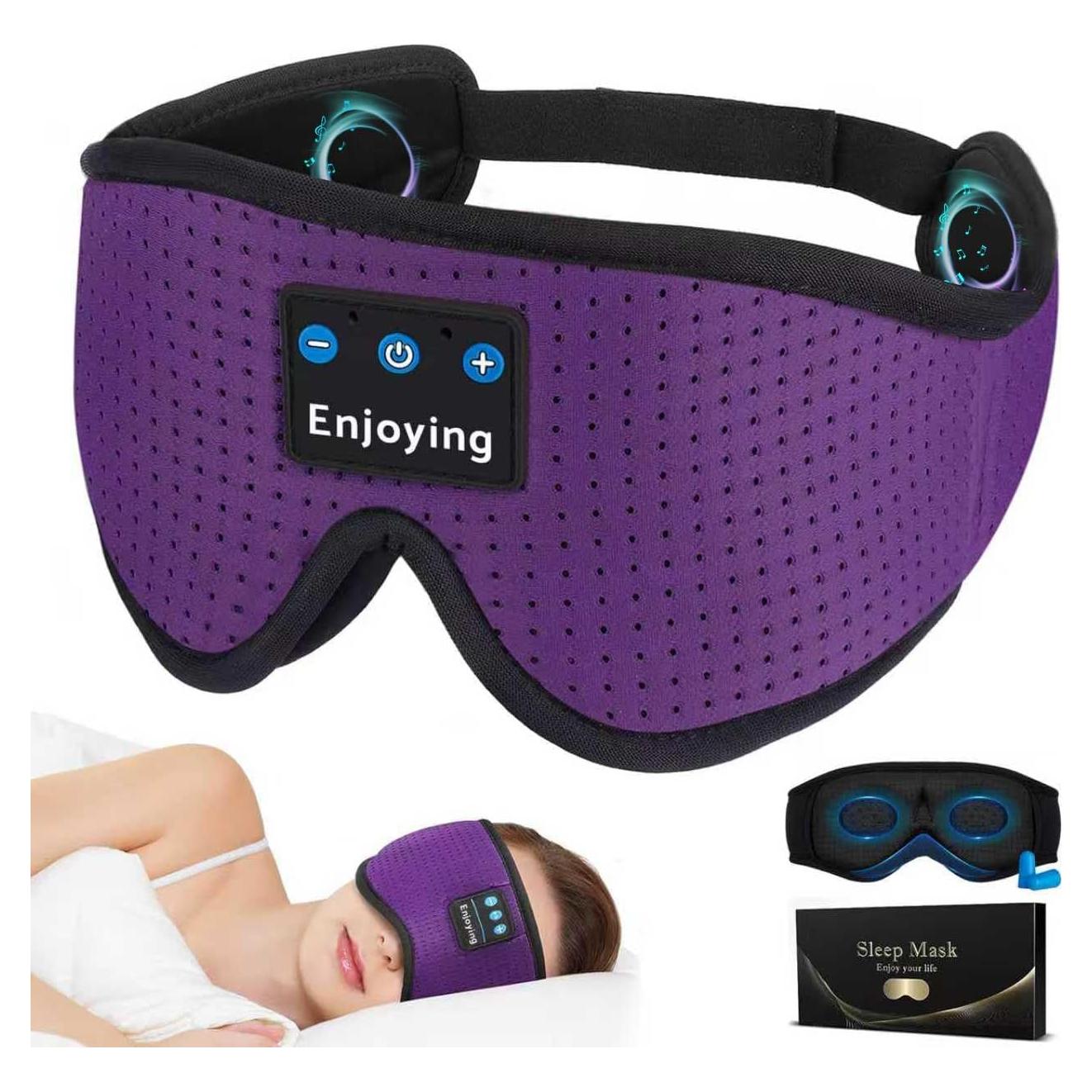 Auriculares para dormir Bluetooth Yizhilan LC001 Púrpura