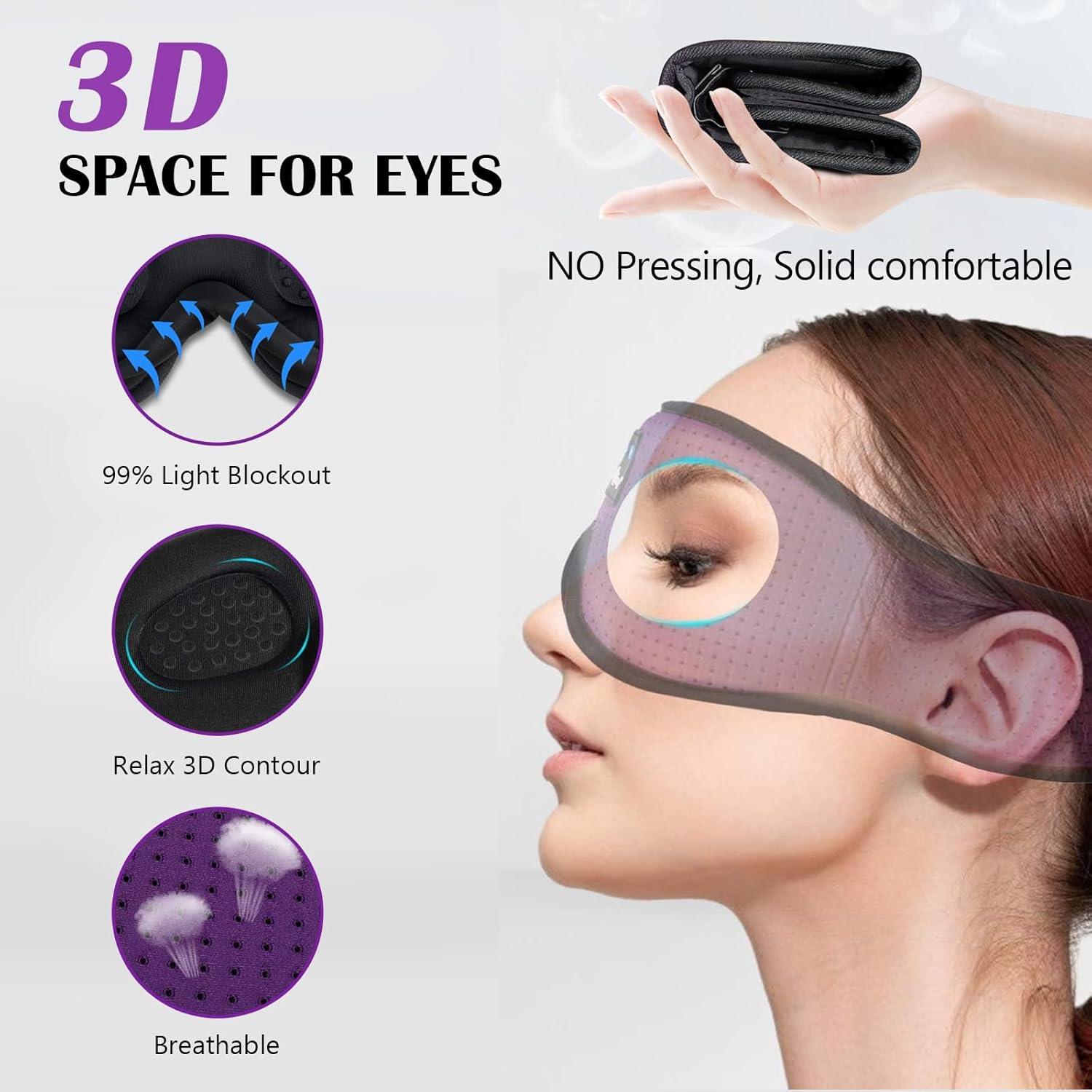 Auriculares para dormir Bluetooth Yizhilan LC001 Púrpura