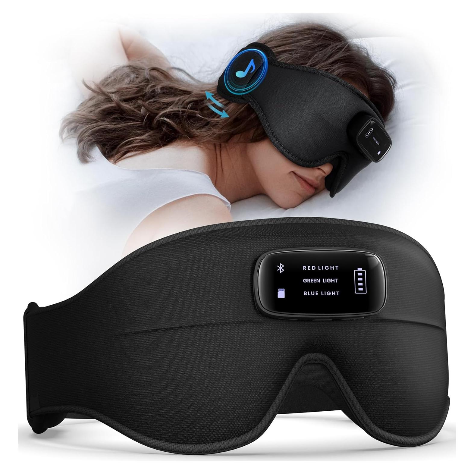 Máscara de Sueño Pro AHUIARGY con Auriculares Bluetooth 5.4