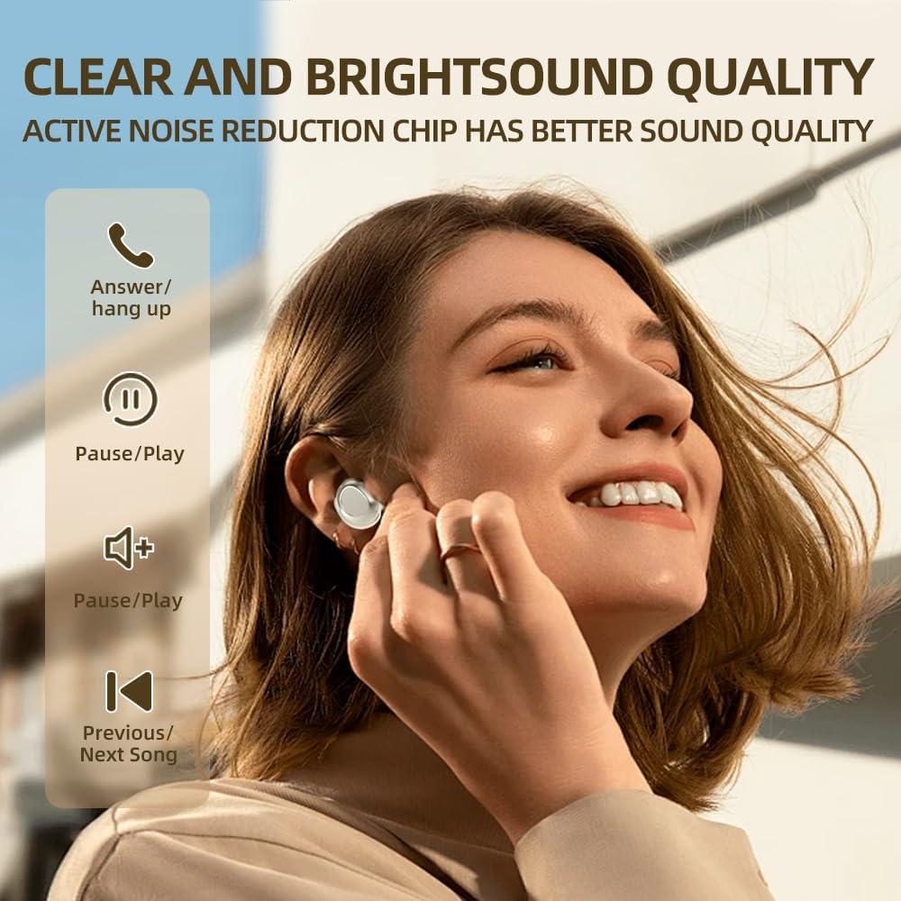 Auriculares Inalámbricos Bluetooth PWTEK SU8 con Cancelación de Ruido