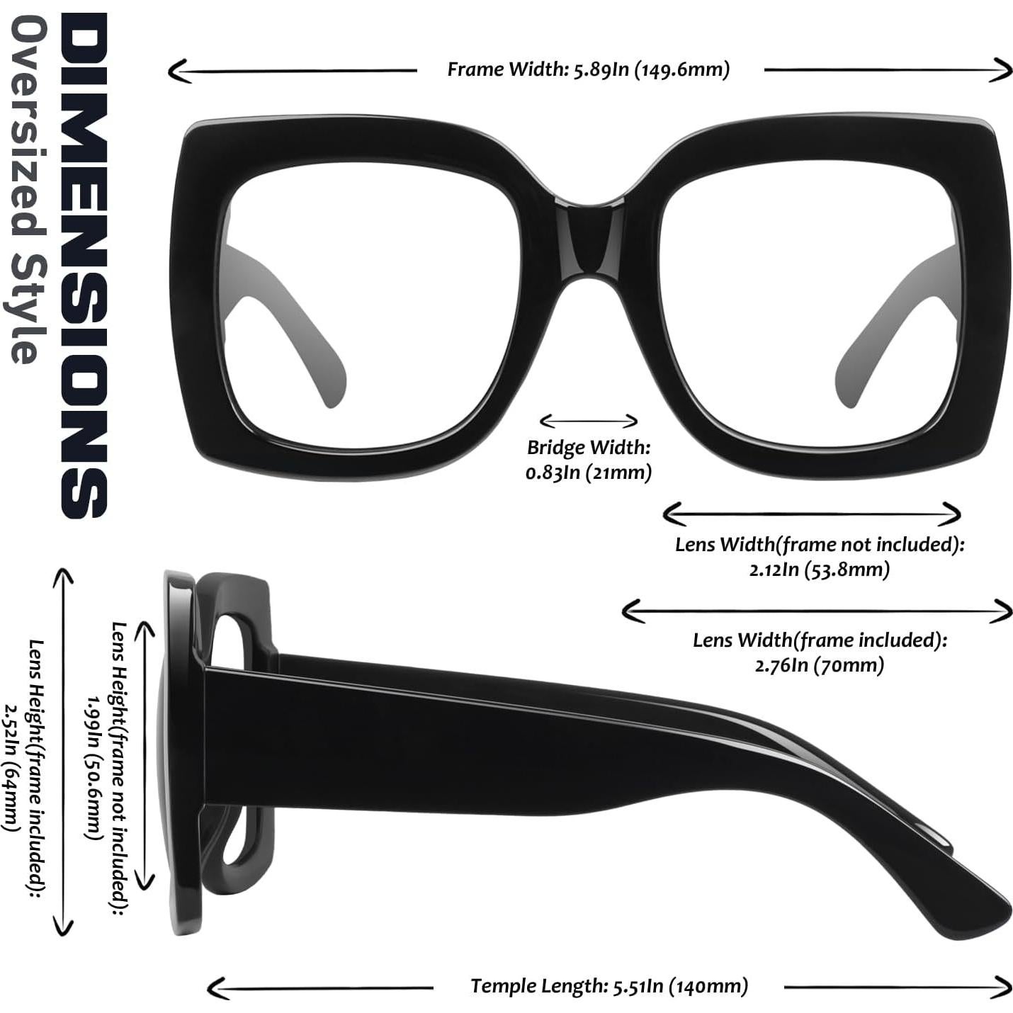 Gafas de Sol GQUEEN Marco Cuadrado Retro UV400 Mujeres