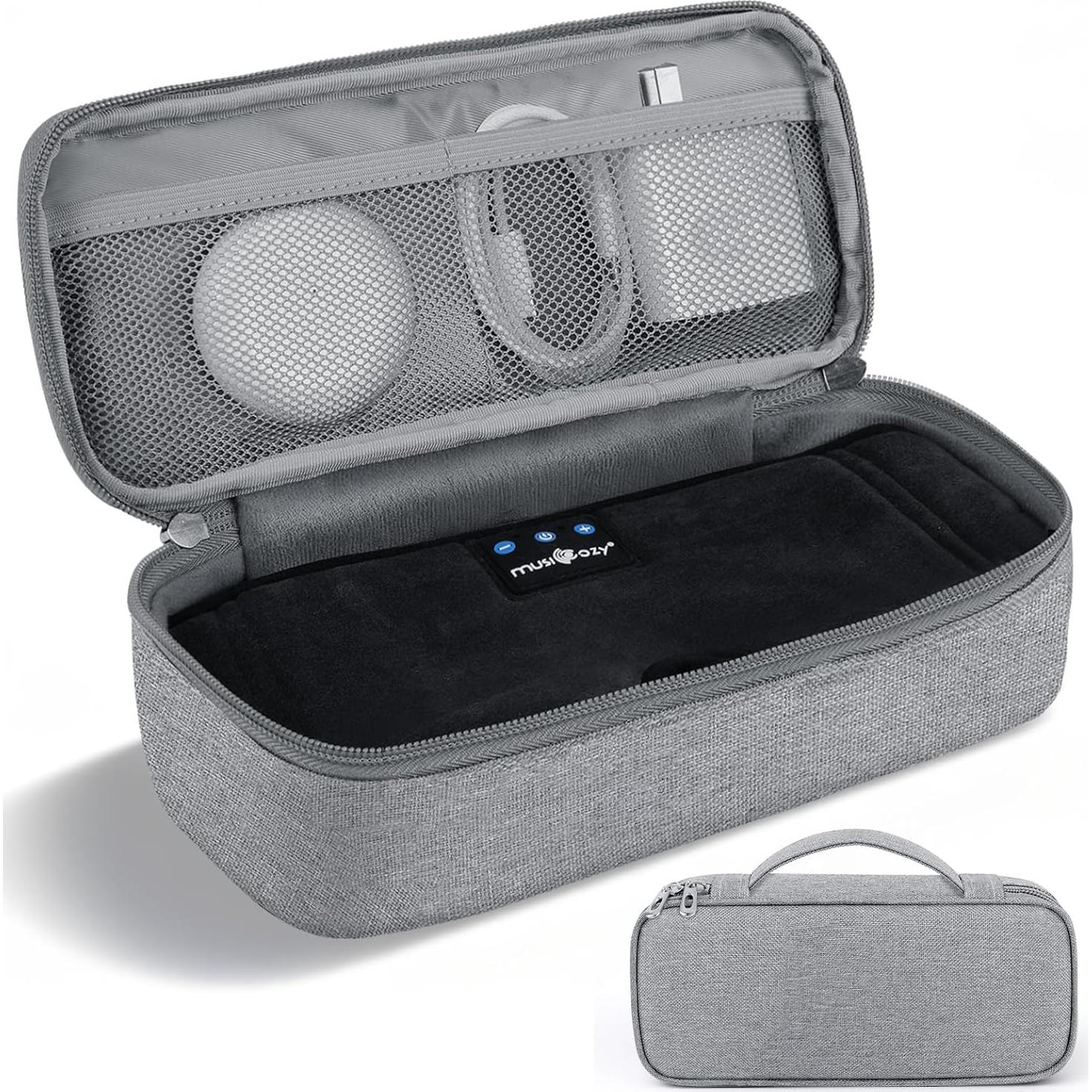 MÁSCARA DE SUEÑO BLUETOOTH MUSICOZY CON ESTUCHE DE VIAJE