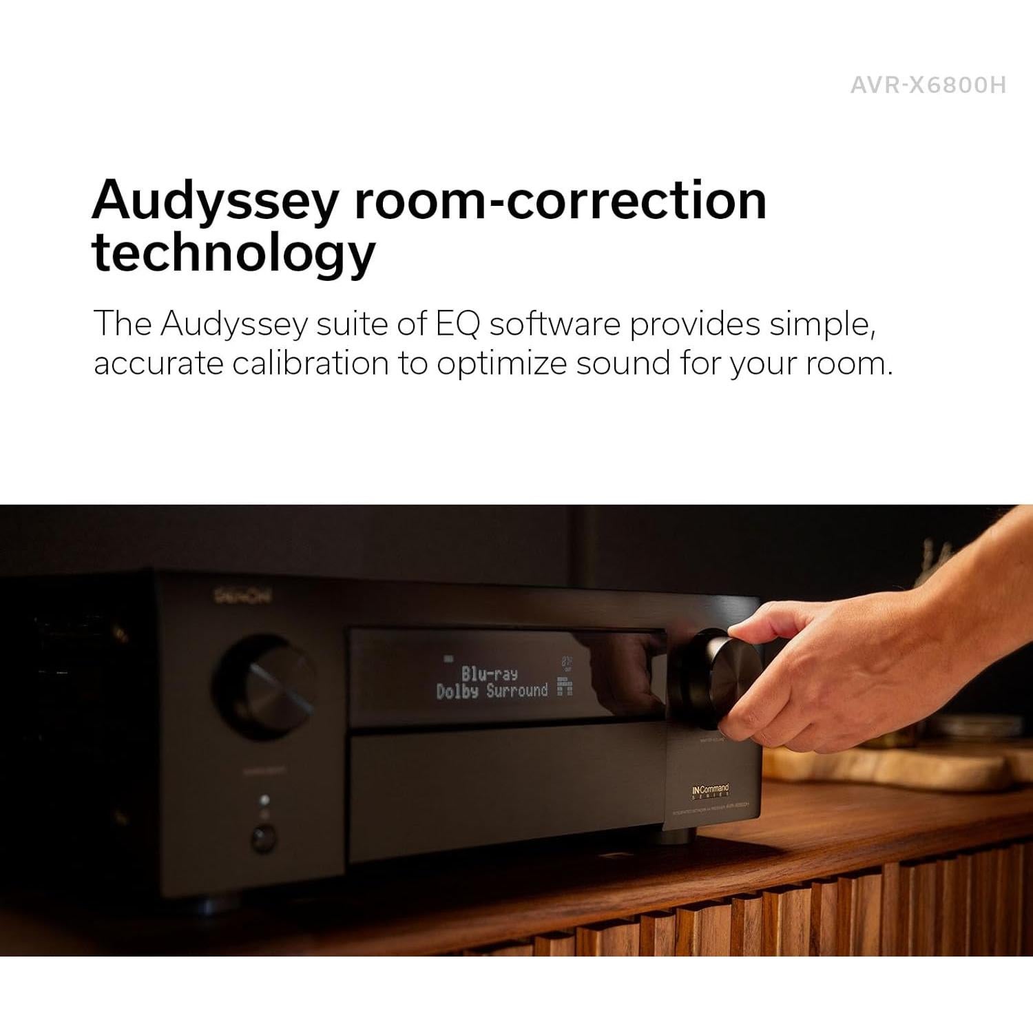 Receptor Denon AVR-X6800H 11.4 Canales 8K Dolby Atmos Renovado