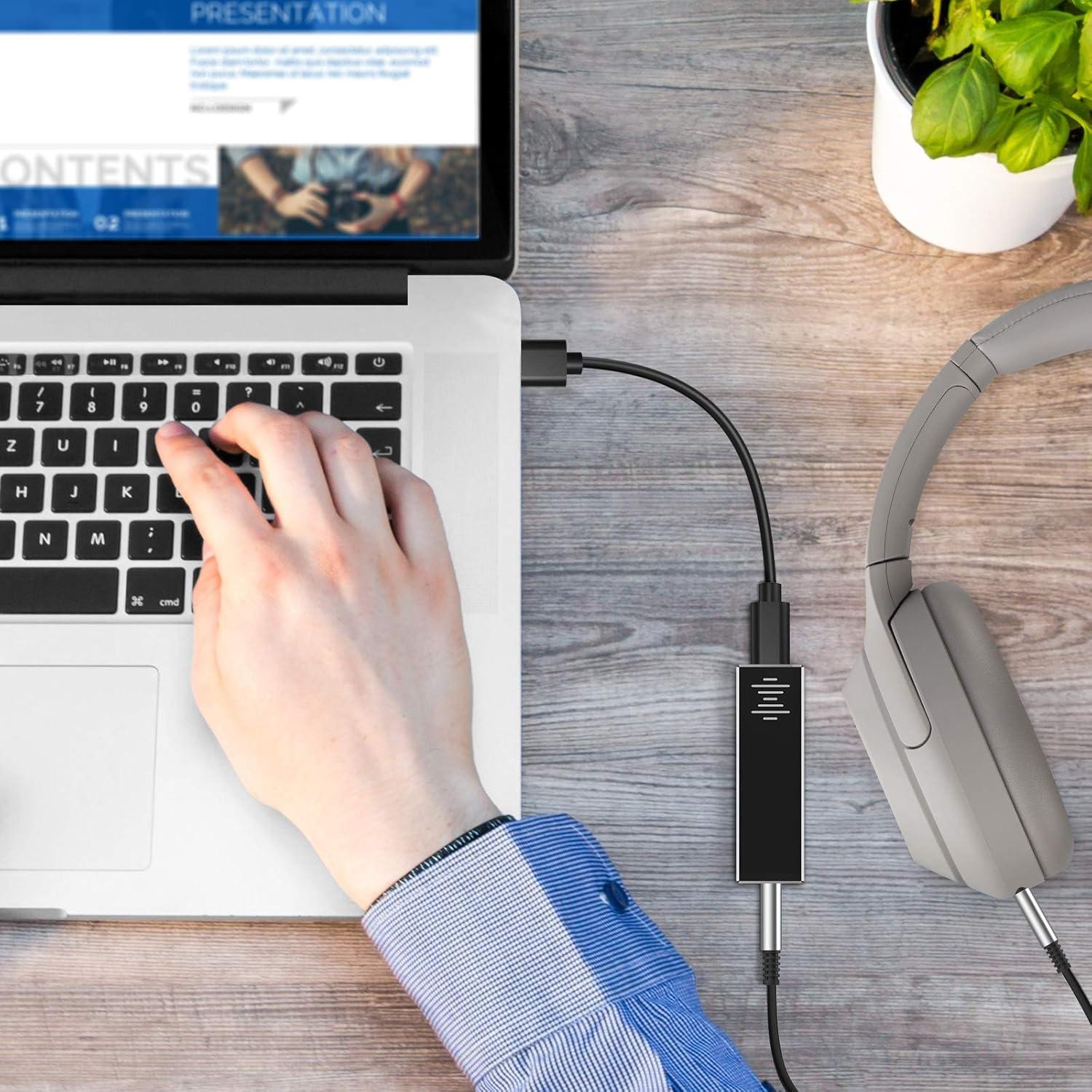 DAC/AMP portátil GEEKRIA SJC01 USB-C 384KHz/32Bit Hi-Res