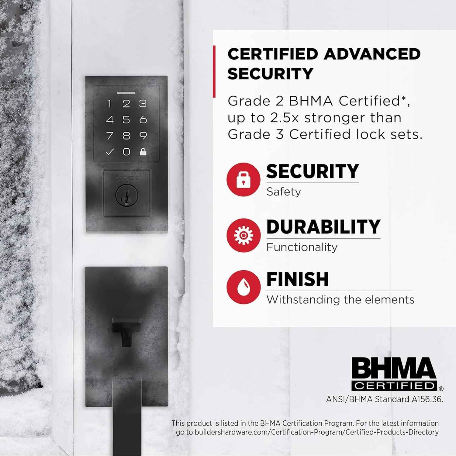 Cerradura Electrónica Kwikset SmartCode 270 Teclado Táctil