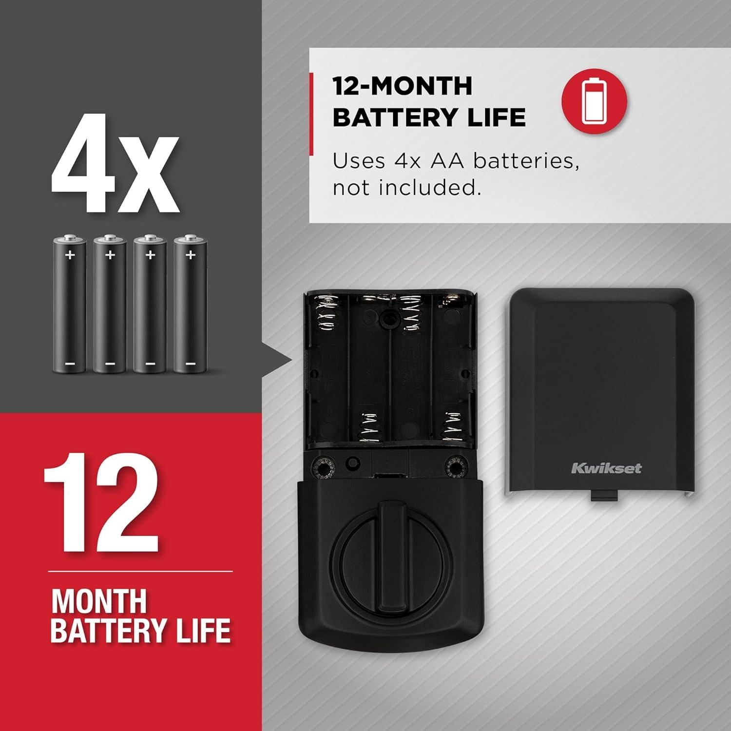 Cerradura Electrónica Kwikset SmartCode 270 Teclado Táctil