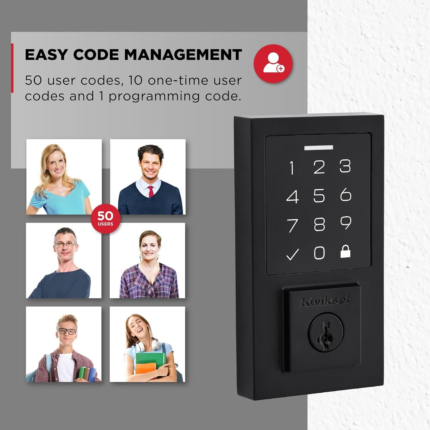 Cerradura Electrónica Kwikset SmartCode 270 Teclado Táctil