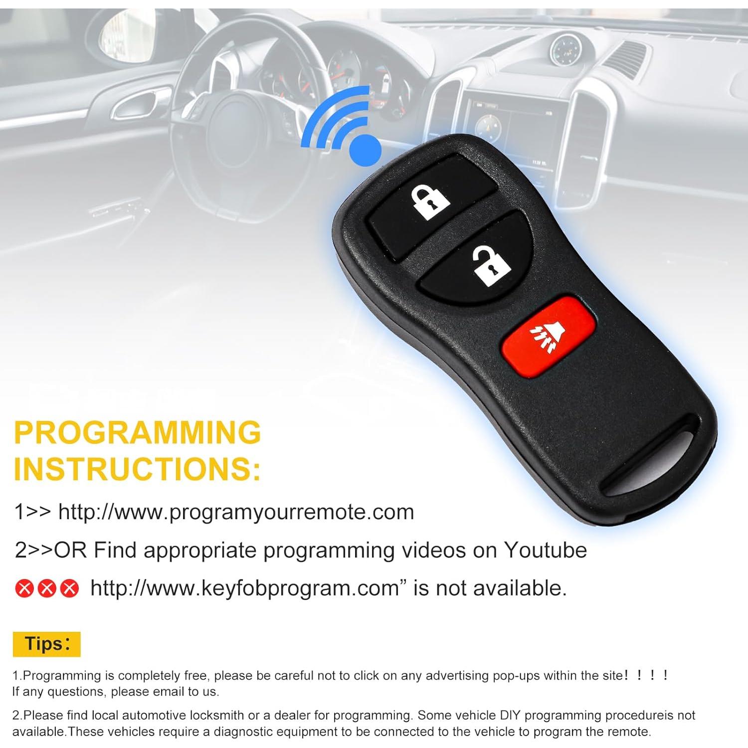 Control Remoto Sin Llave Infiniti Nissan PA-11001043A