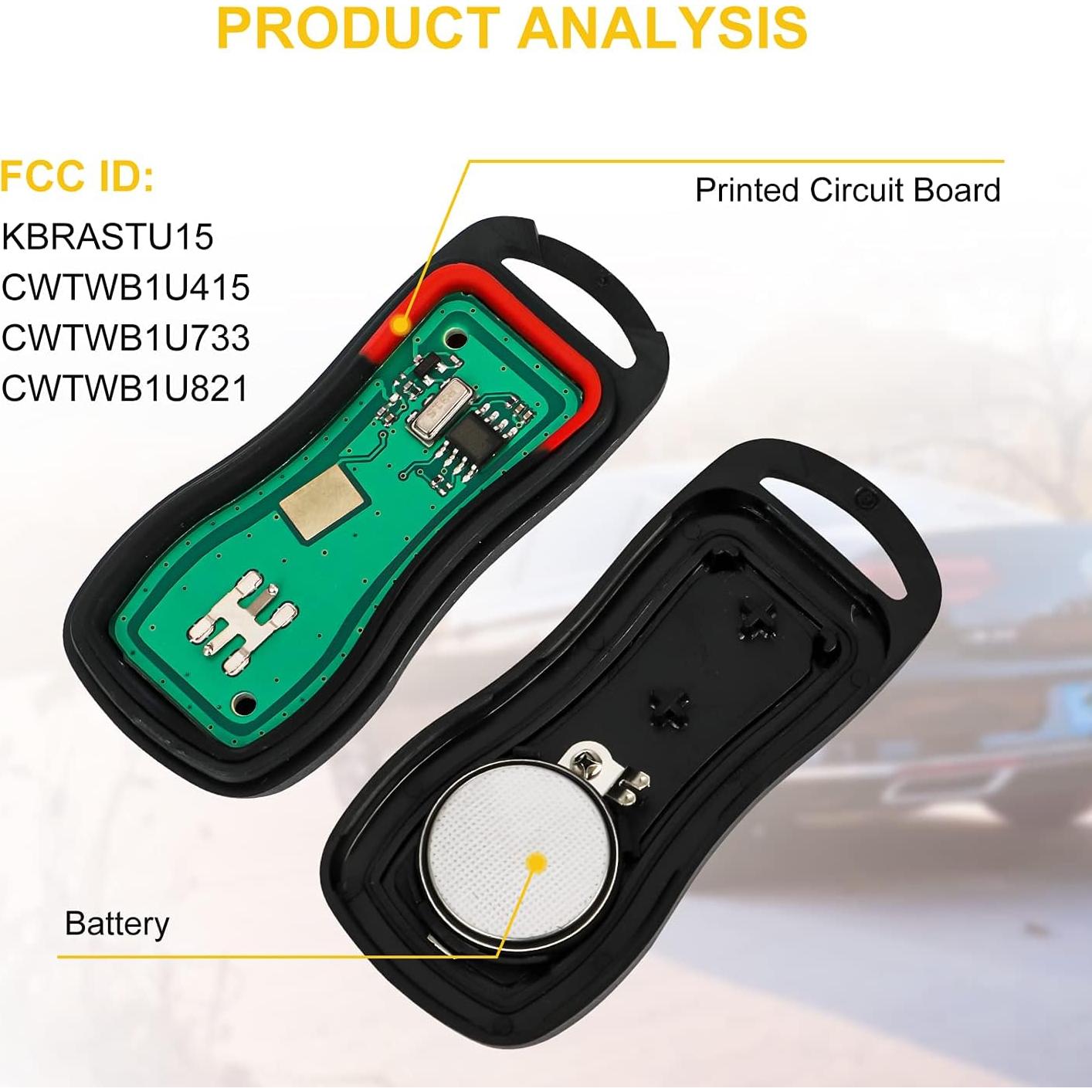 Control Remoto Sin Llave Infiniti Nissan PA-11001043A