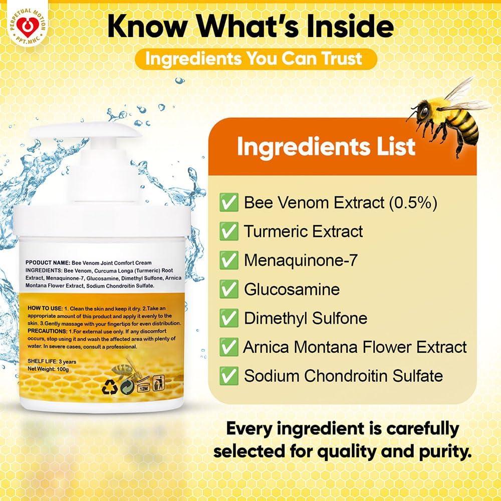 Crema de Veneno de Abeja 100g - Alivio Articulaciones Natural