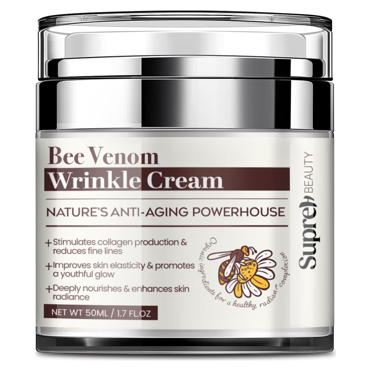 Crema Antiarrugas Veneno de Abeja SupreH 50 ml - Ácido Hialurónico