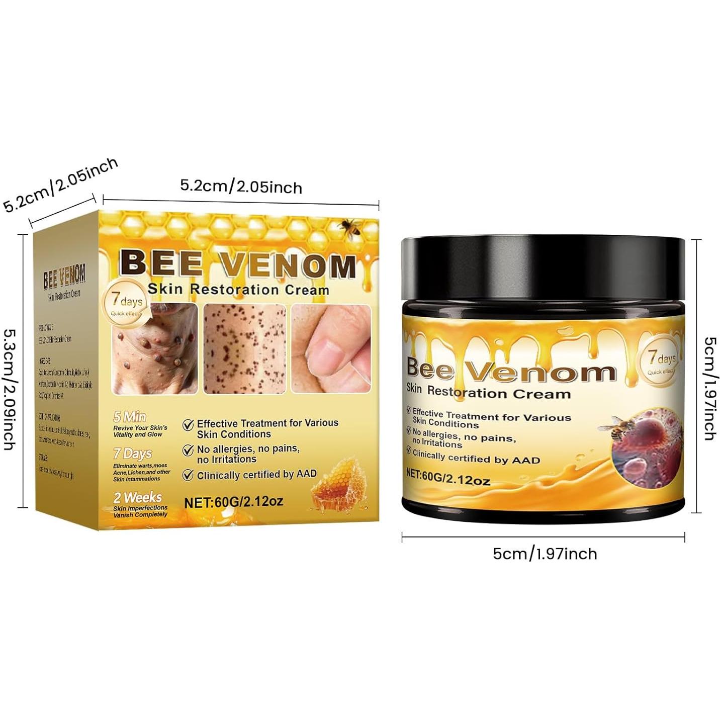 Crema Anti-Envejecimiento PAQIMAN con Veneno de Abeja - 2 Pcs