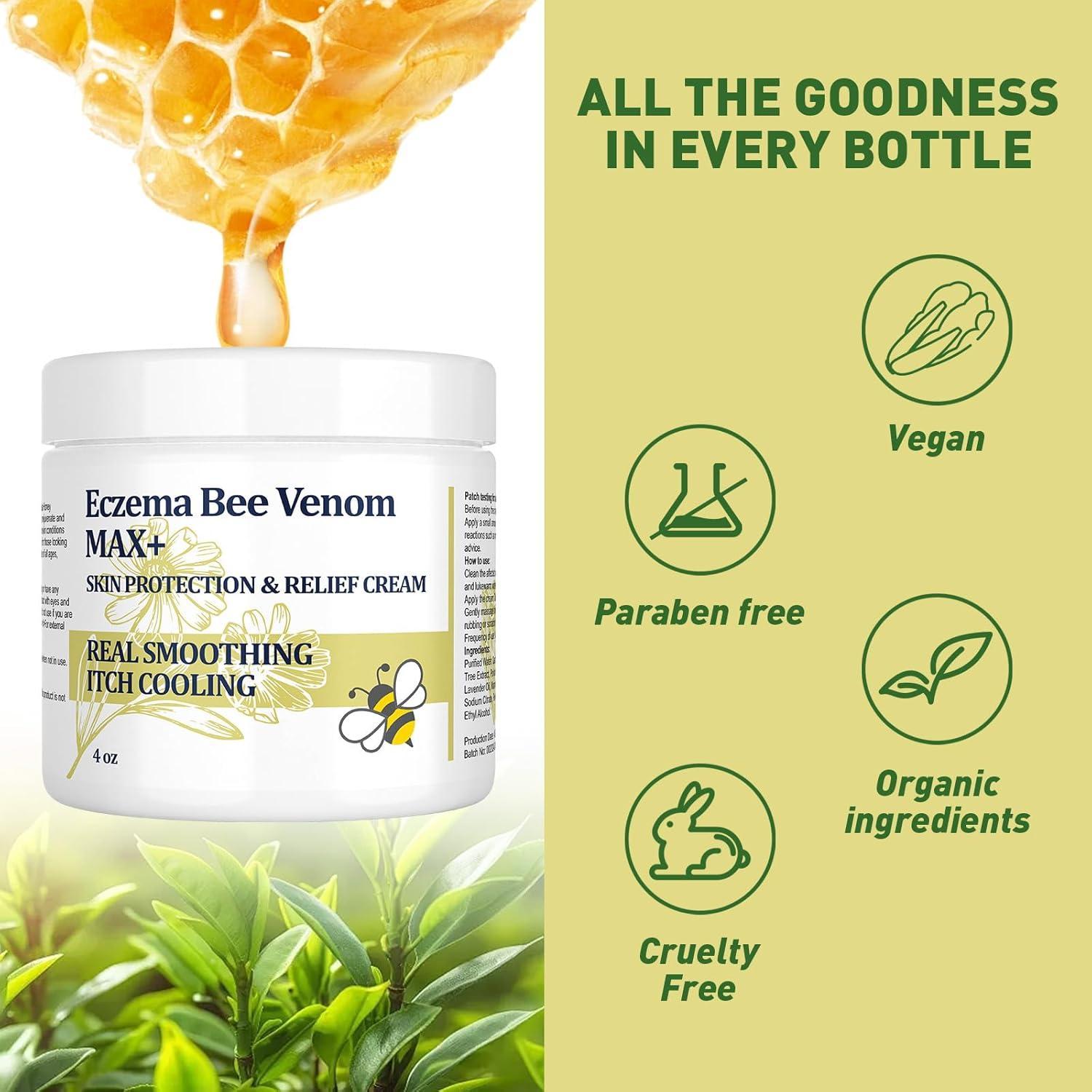 Crema de Veneno de Abeja DUBOONAIO para Eccema y Psoriasis 56g