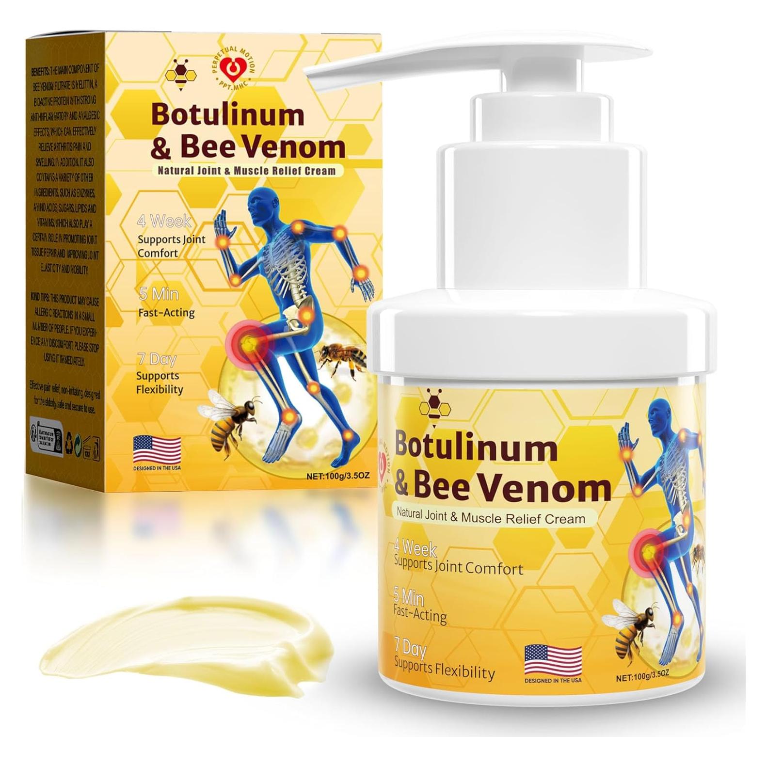 Crema Alivio Articulaciones Veneno de Abeja 100g - Perpetual Motion