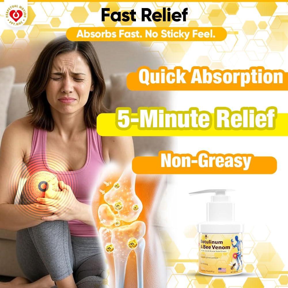 Crema Alivio Articulaciones Veneno de Abeja 100g - Perpetual Motion